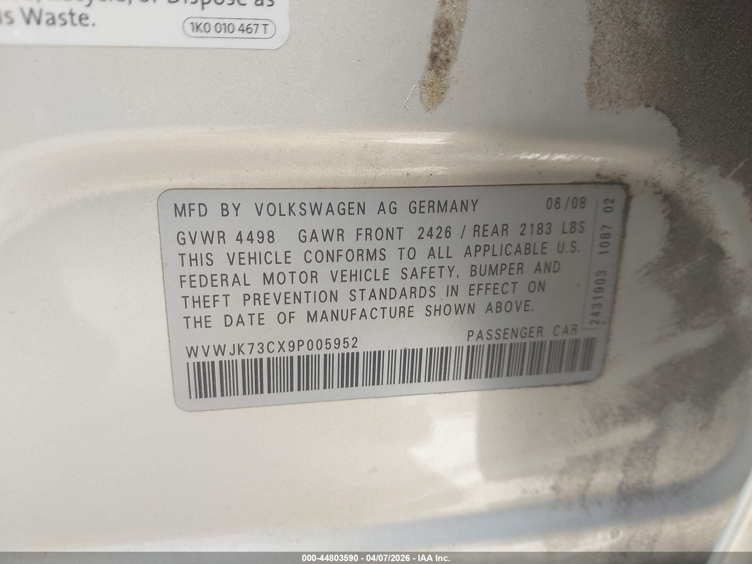 VOLKSWAGEN PASSAT image 9