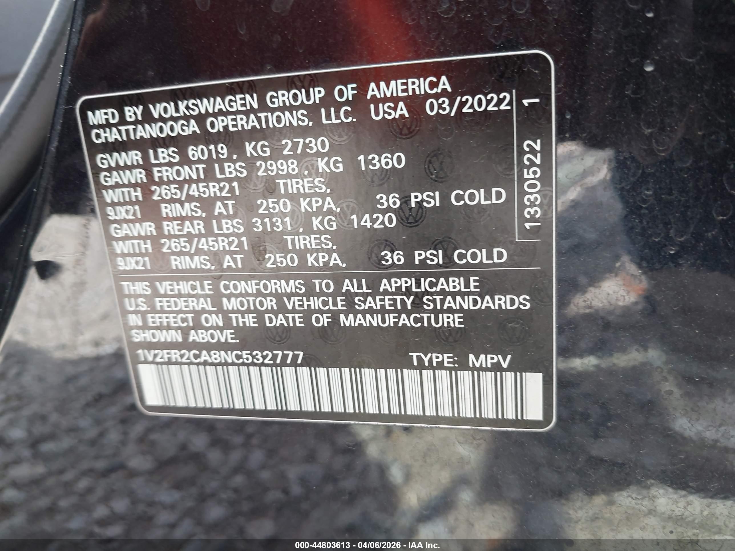 VOLKSWAGEN ATLAS image 9