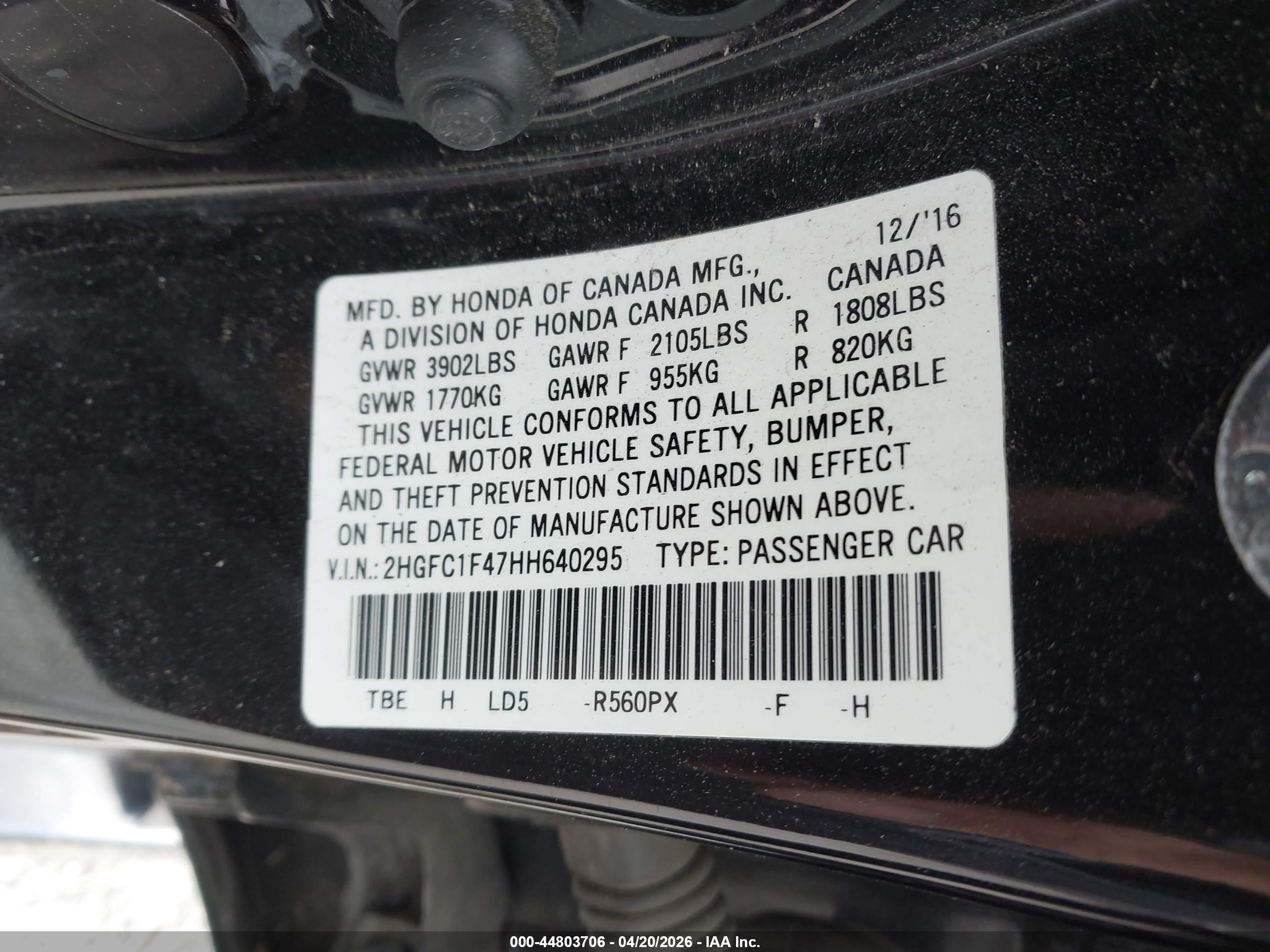 HONDA CIVIC image 9