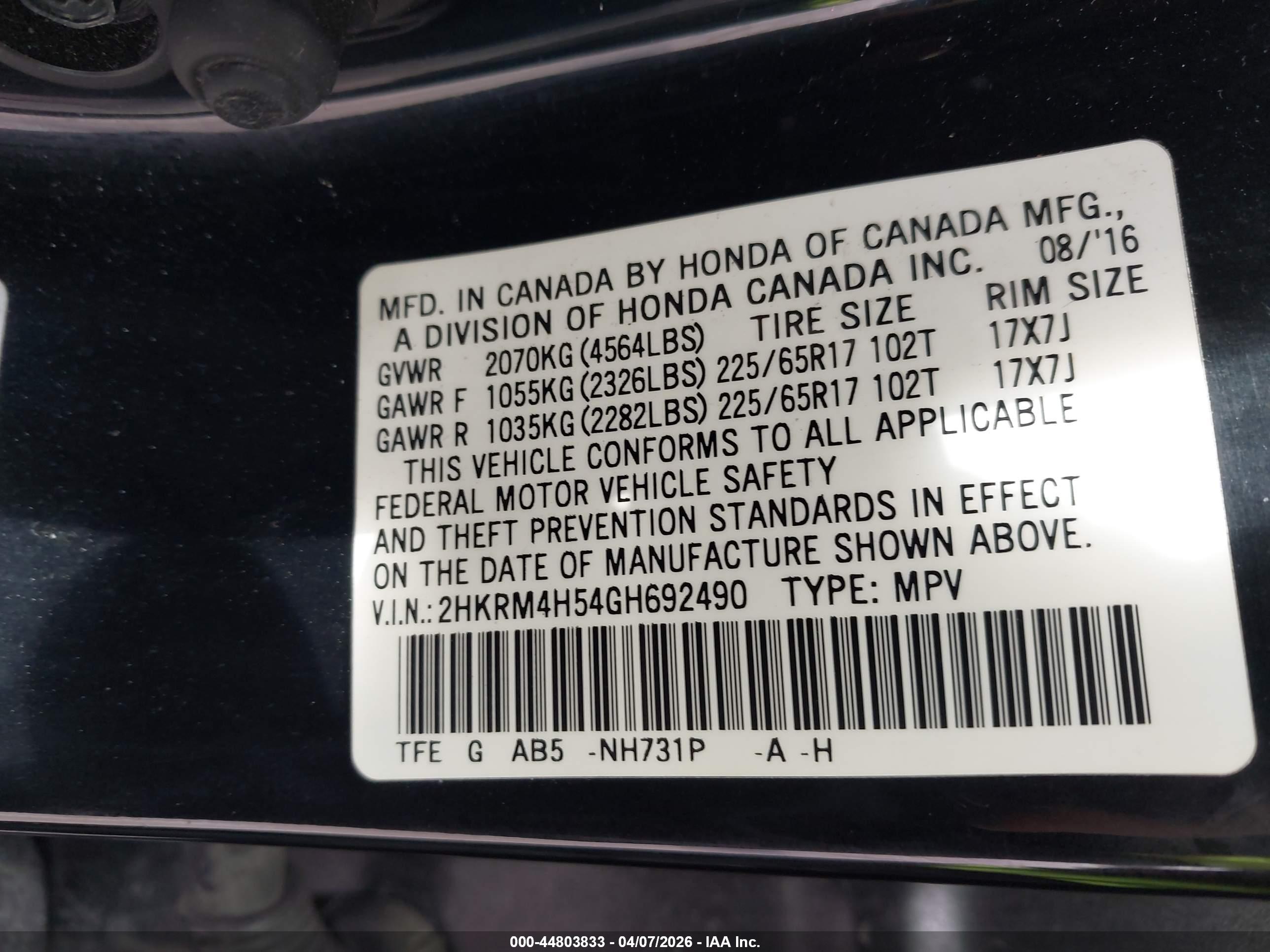 HONDA CR-V image 9