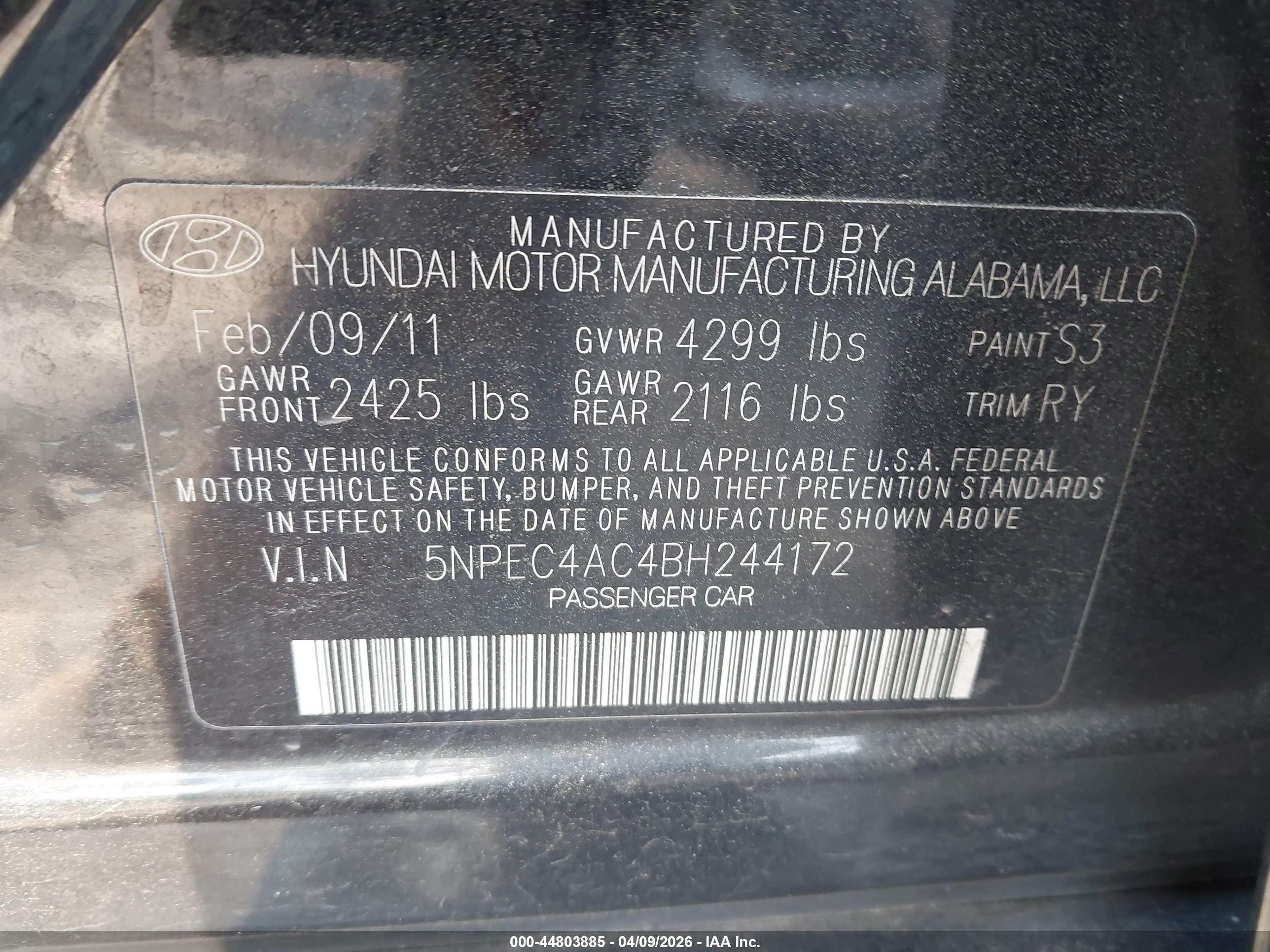 HYUNDAI SONATA image 9