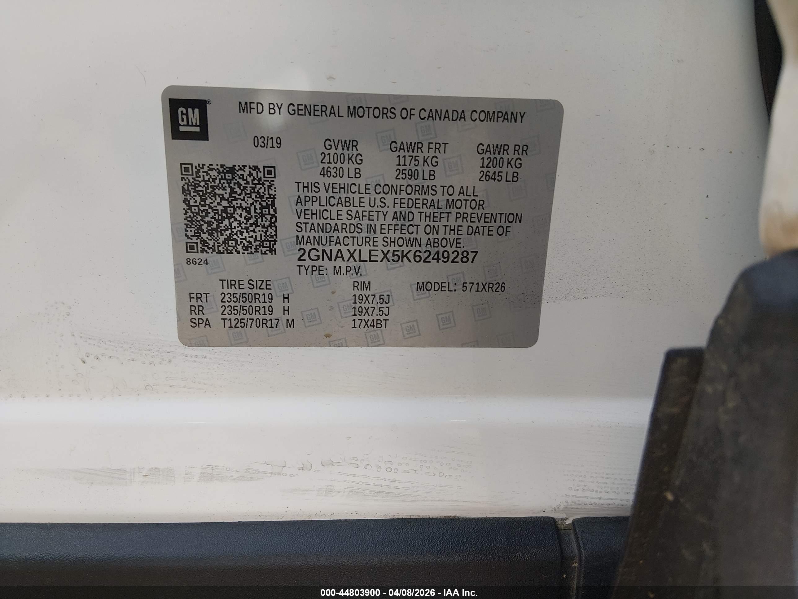 CHEVROLET EQUINOX image 9