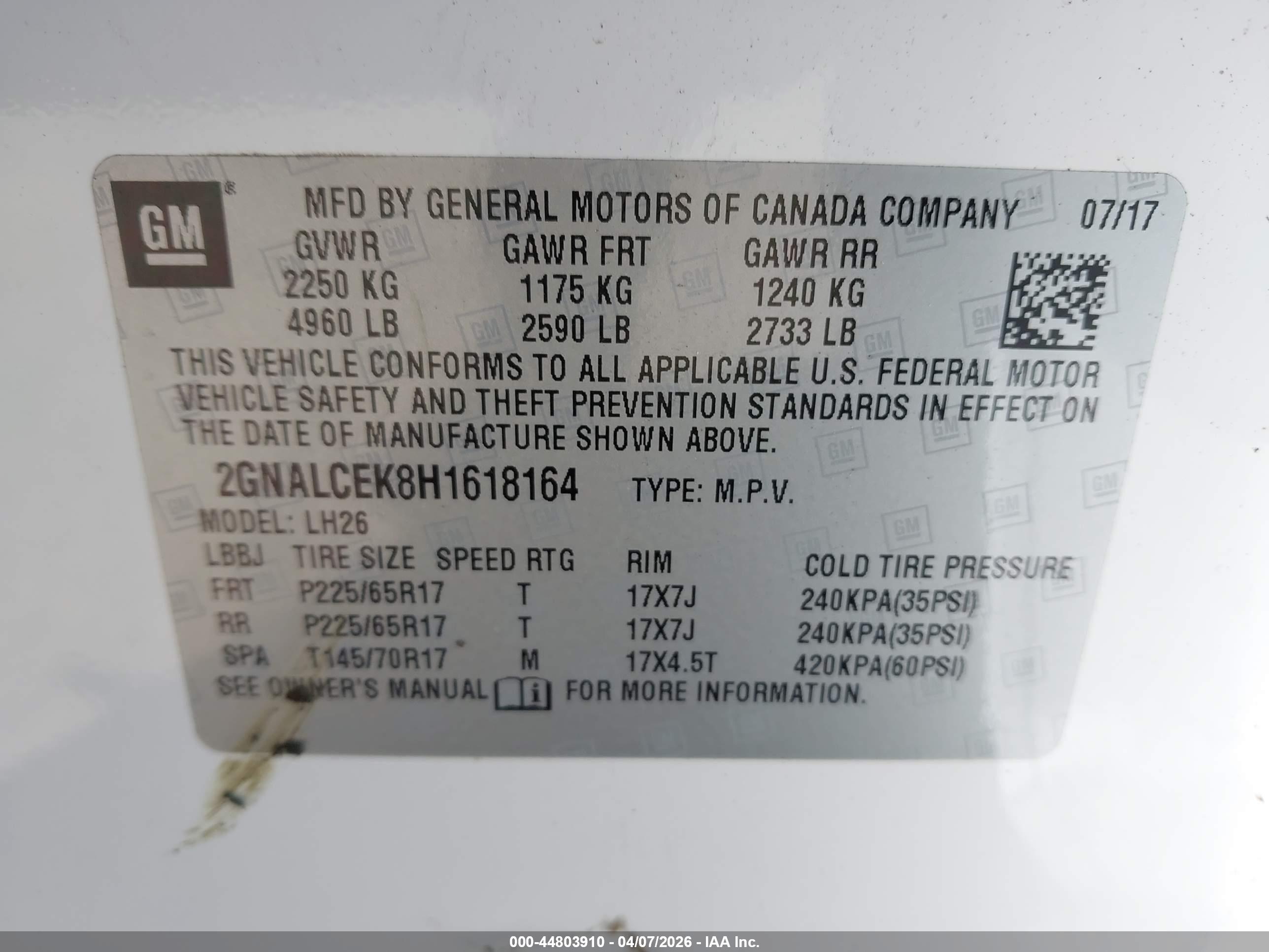 CHEVROLET EQUINOX image 9