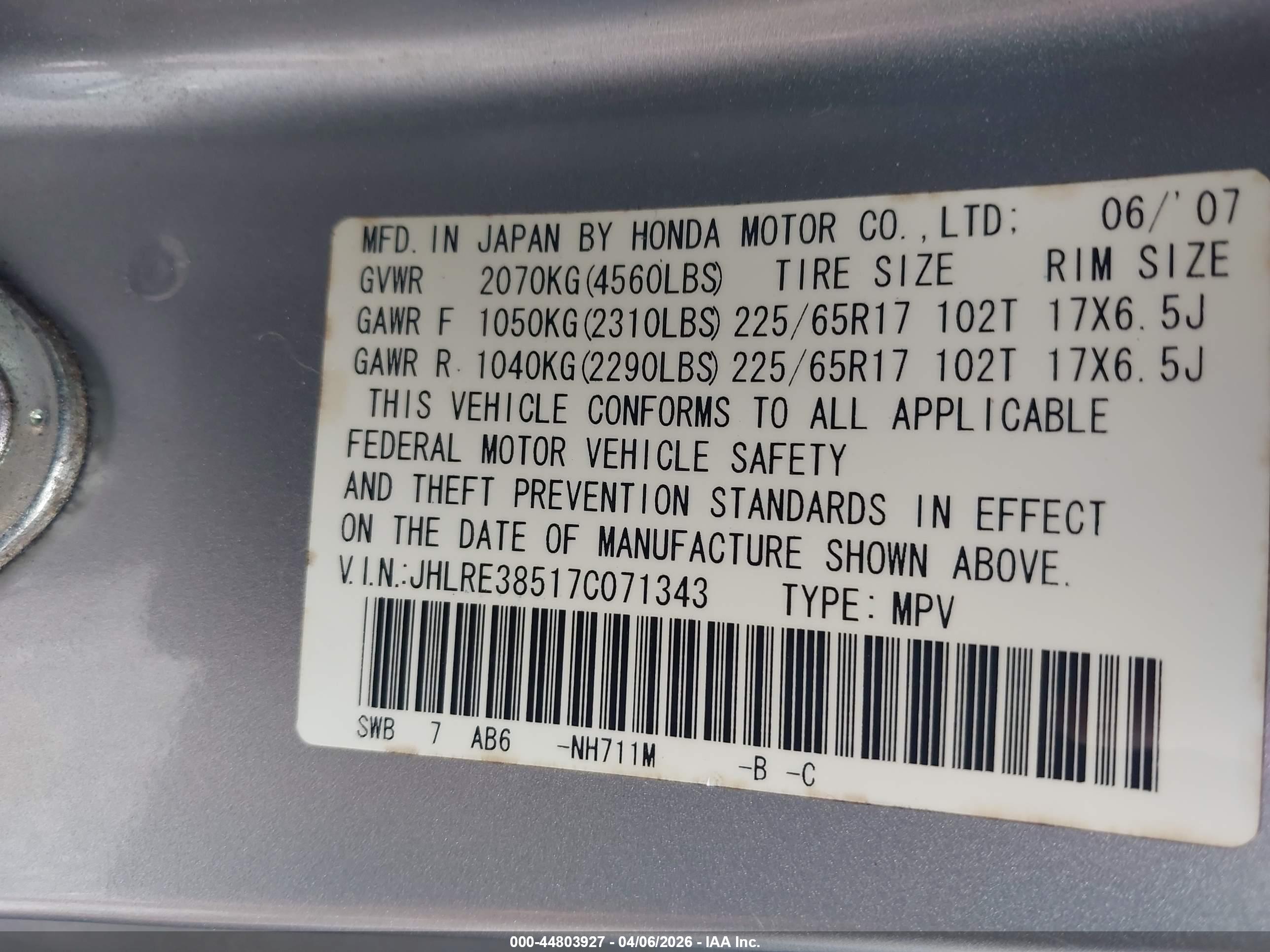 HONDA CR-V image 9