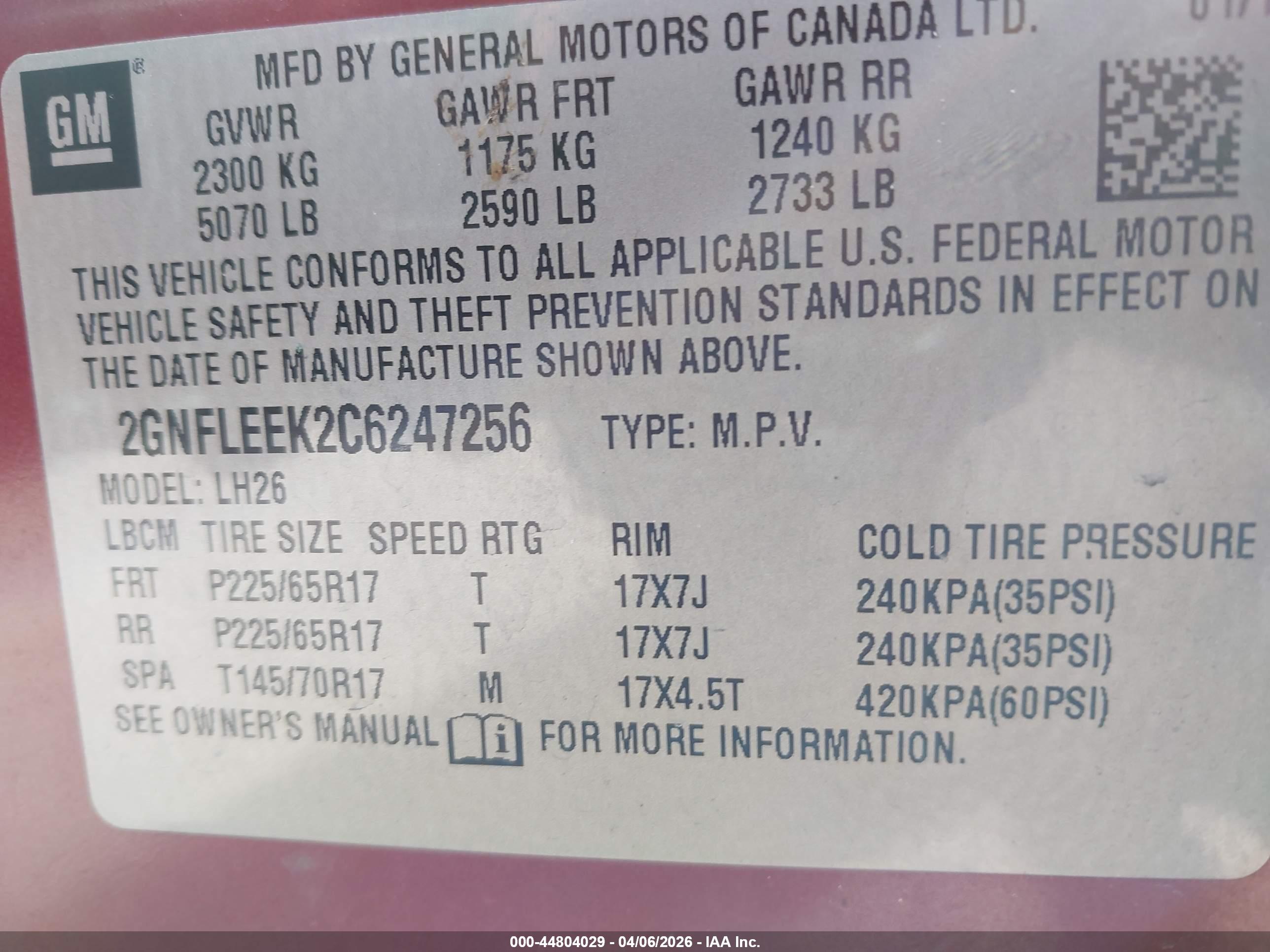 CHEVROLET EQUINOX image 9