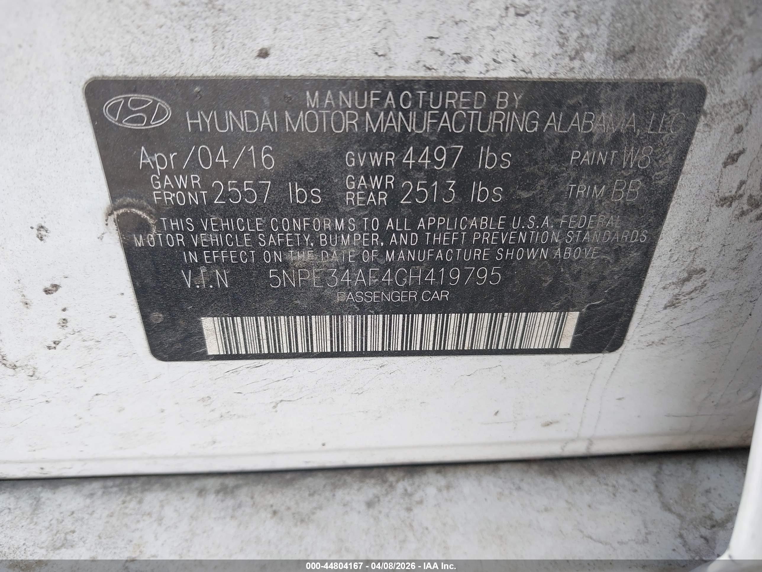 HYUNDAI SONATA image 9