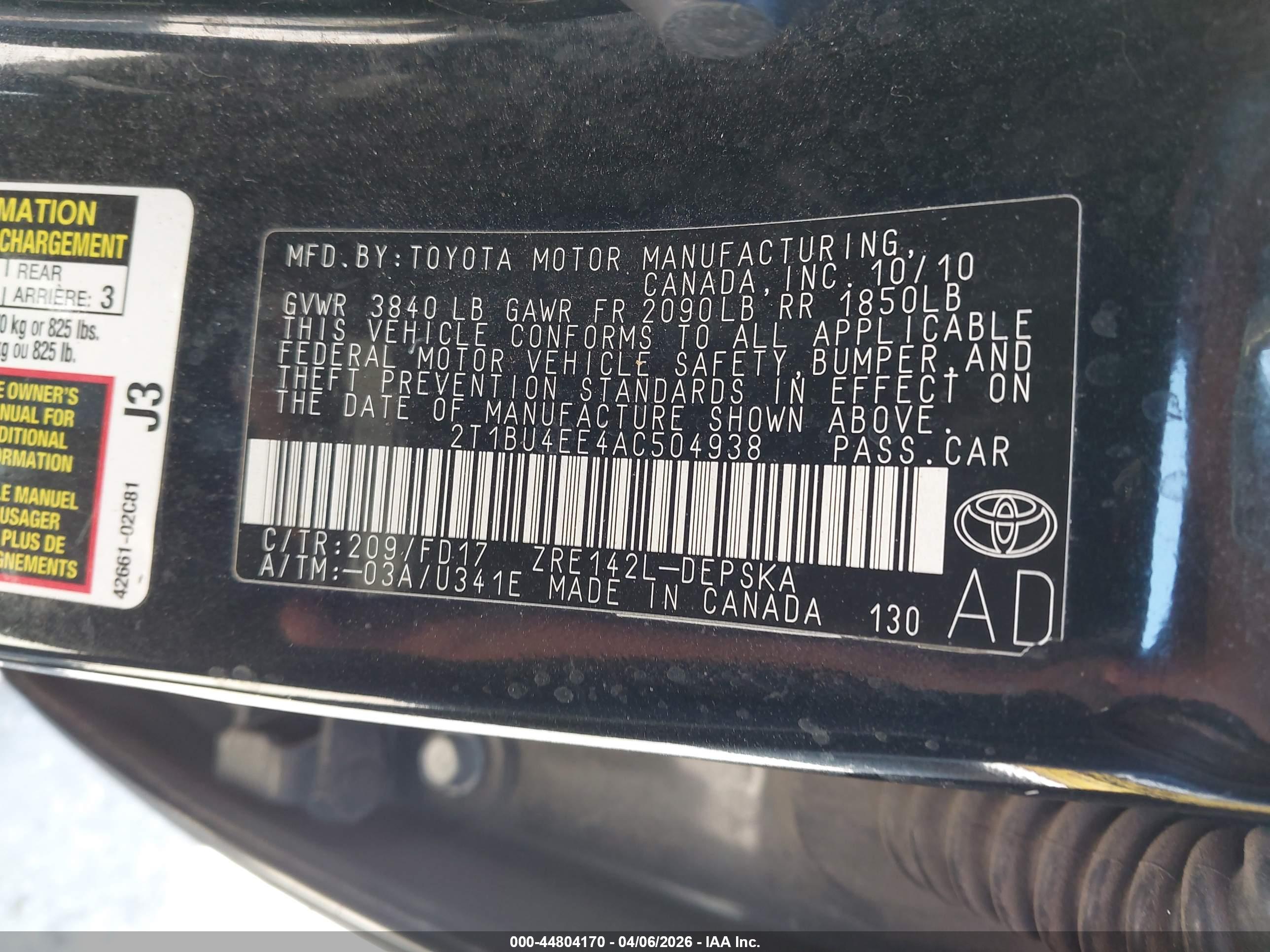 TOYOTA COROLLA image 9