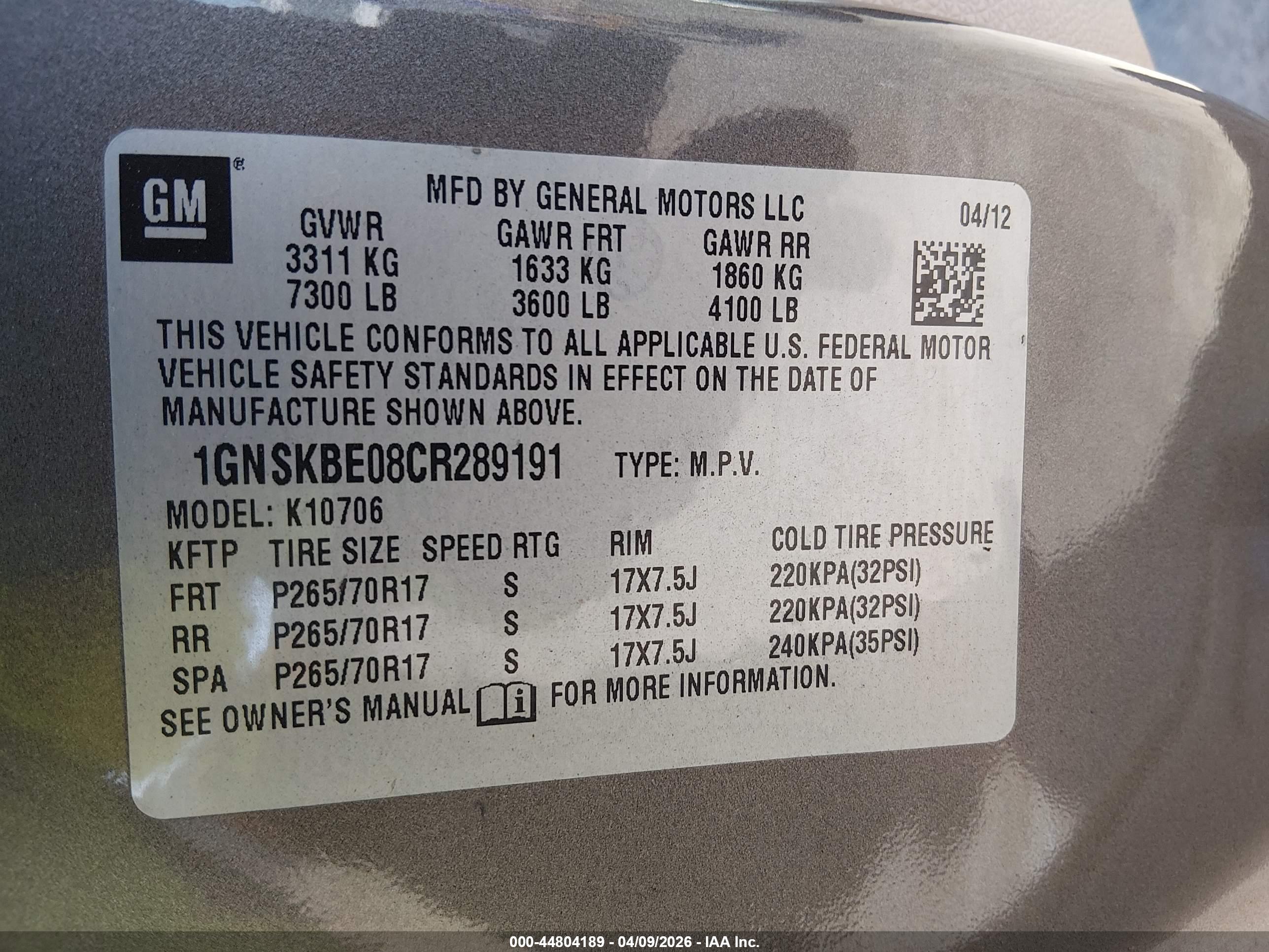 CHEVROLET TAHOE image 9