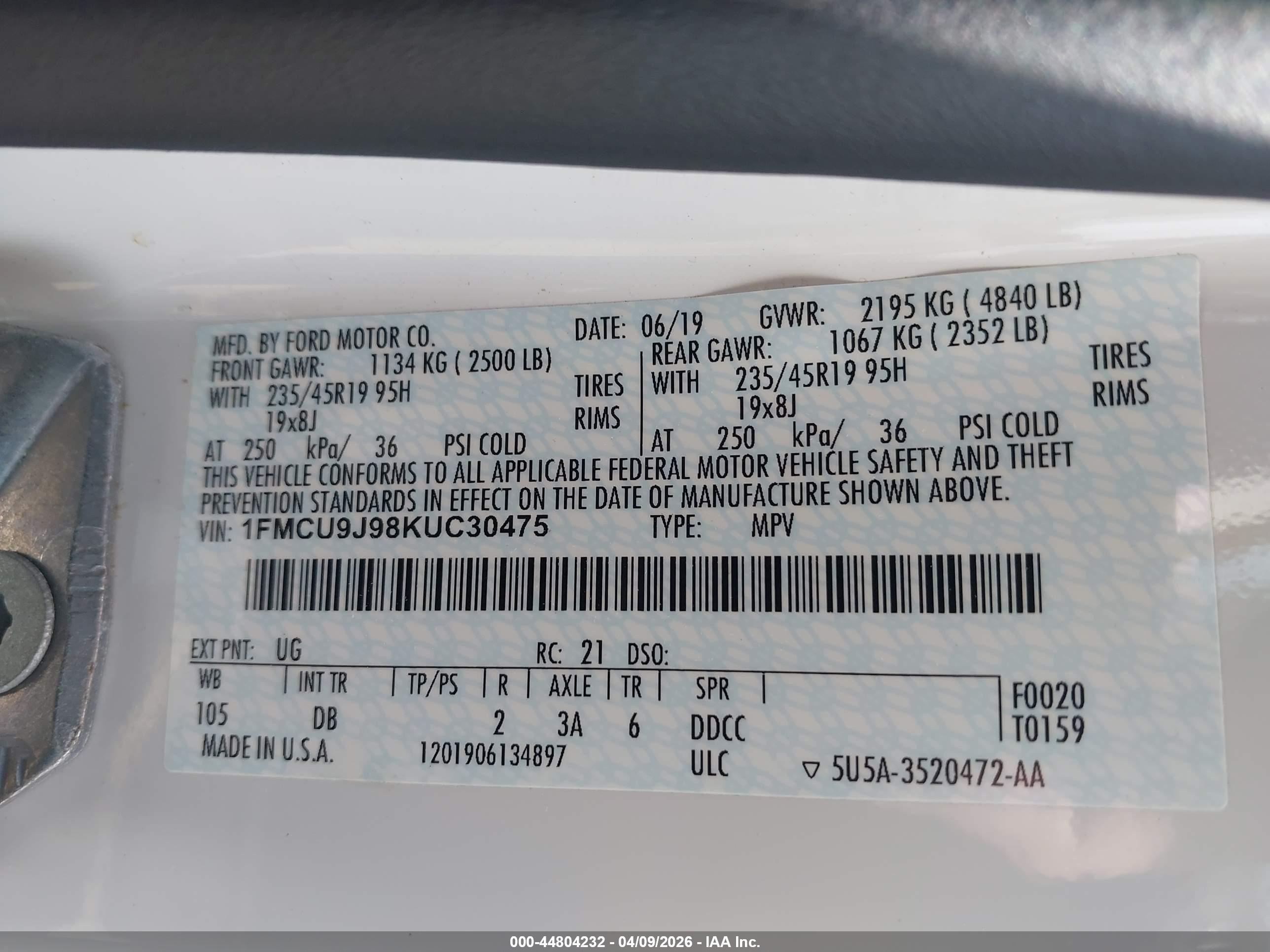 FORD ESCAPE image 9