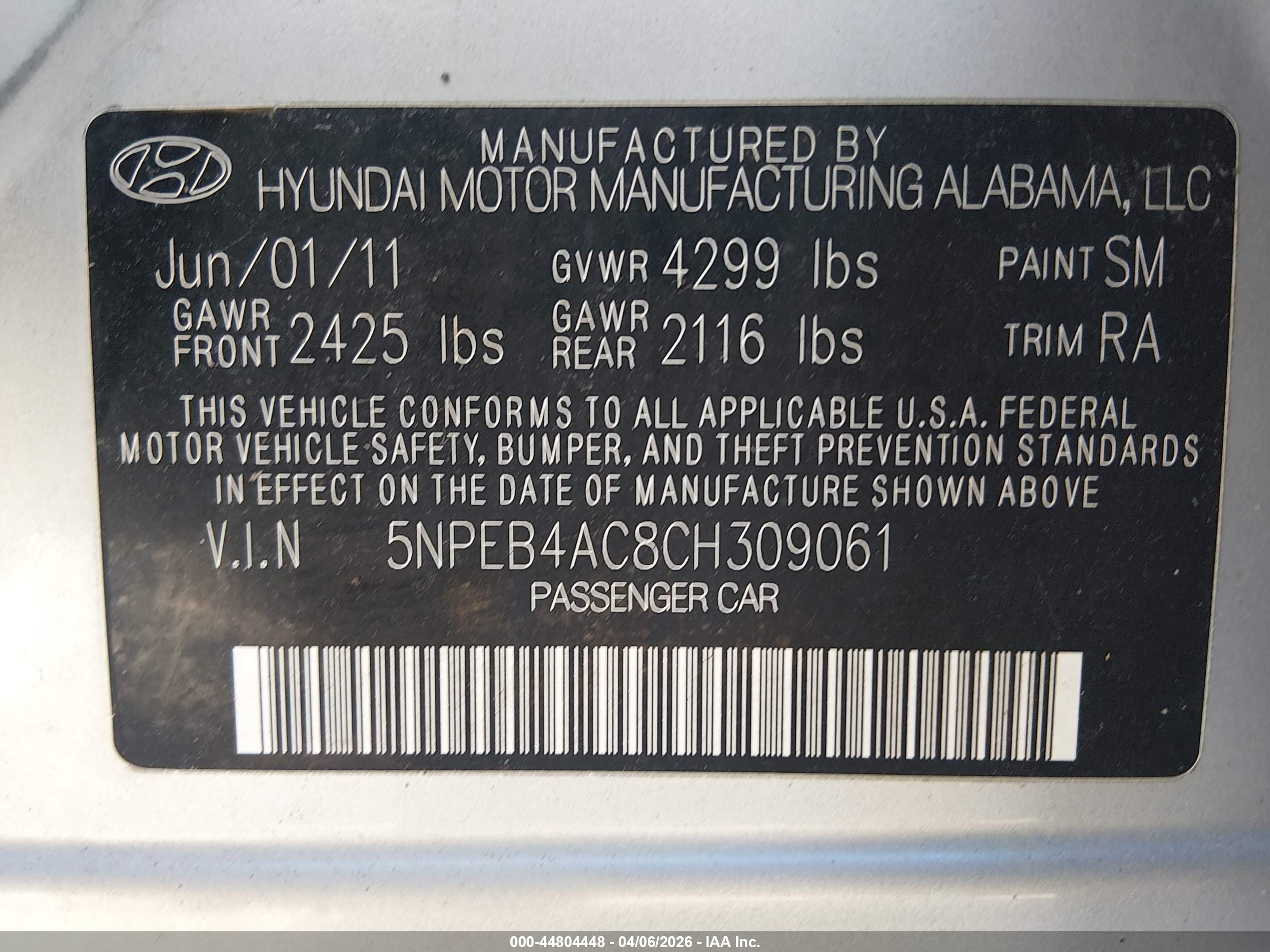 HYUNDAI SONATA image 9