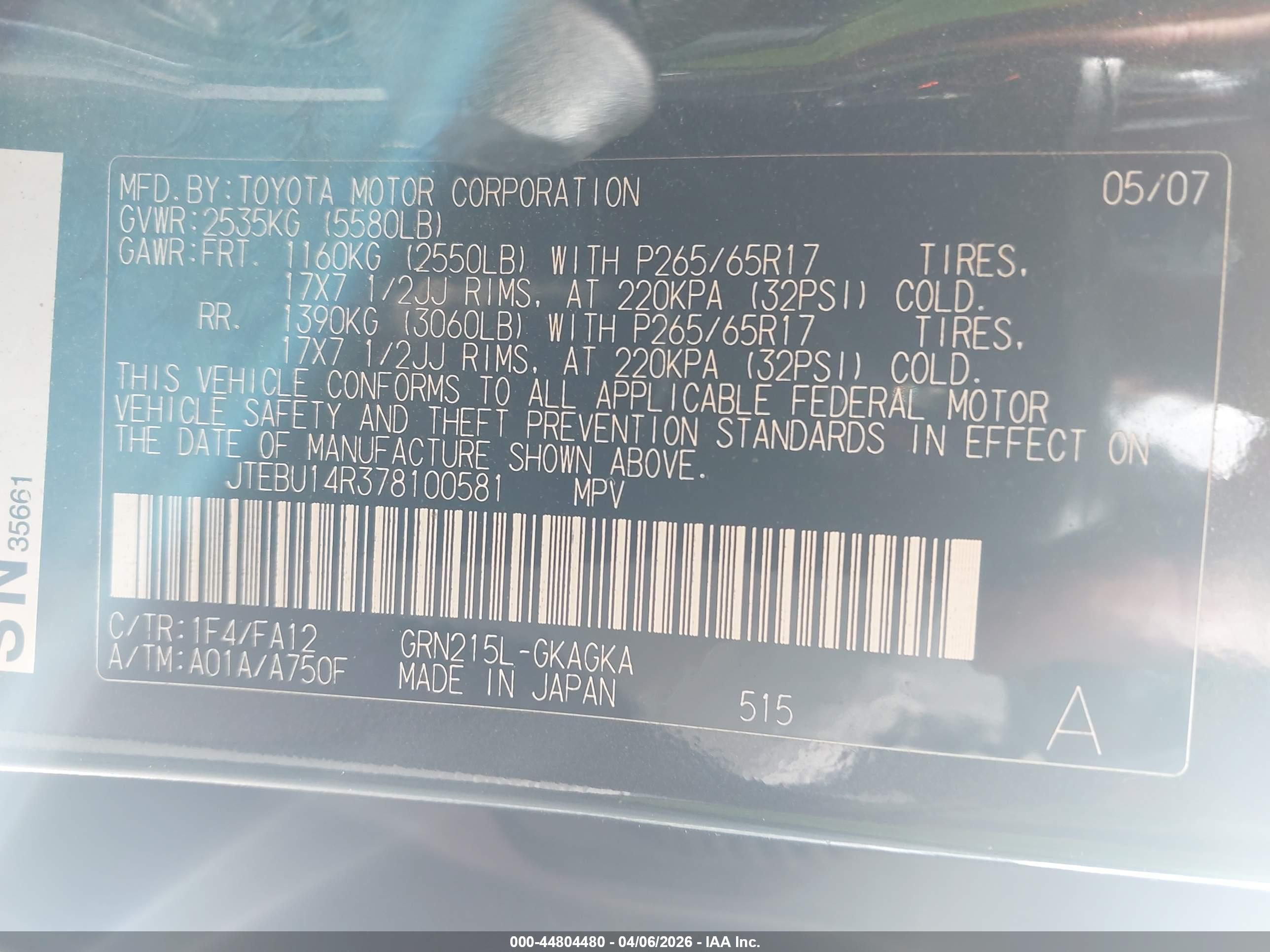TOYOTA 4RUNNER image 9