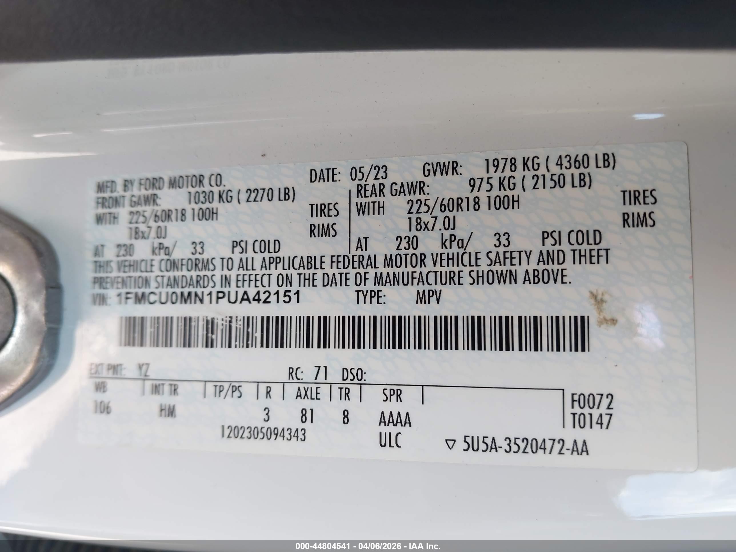 FORD ESCAPE image 9