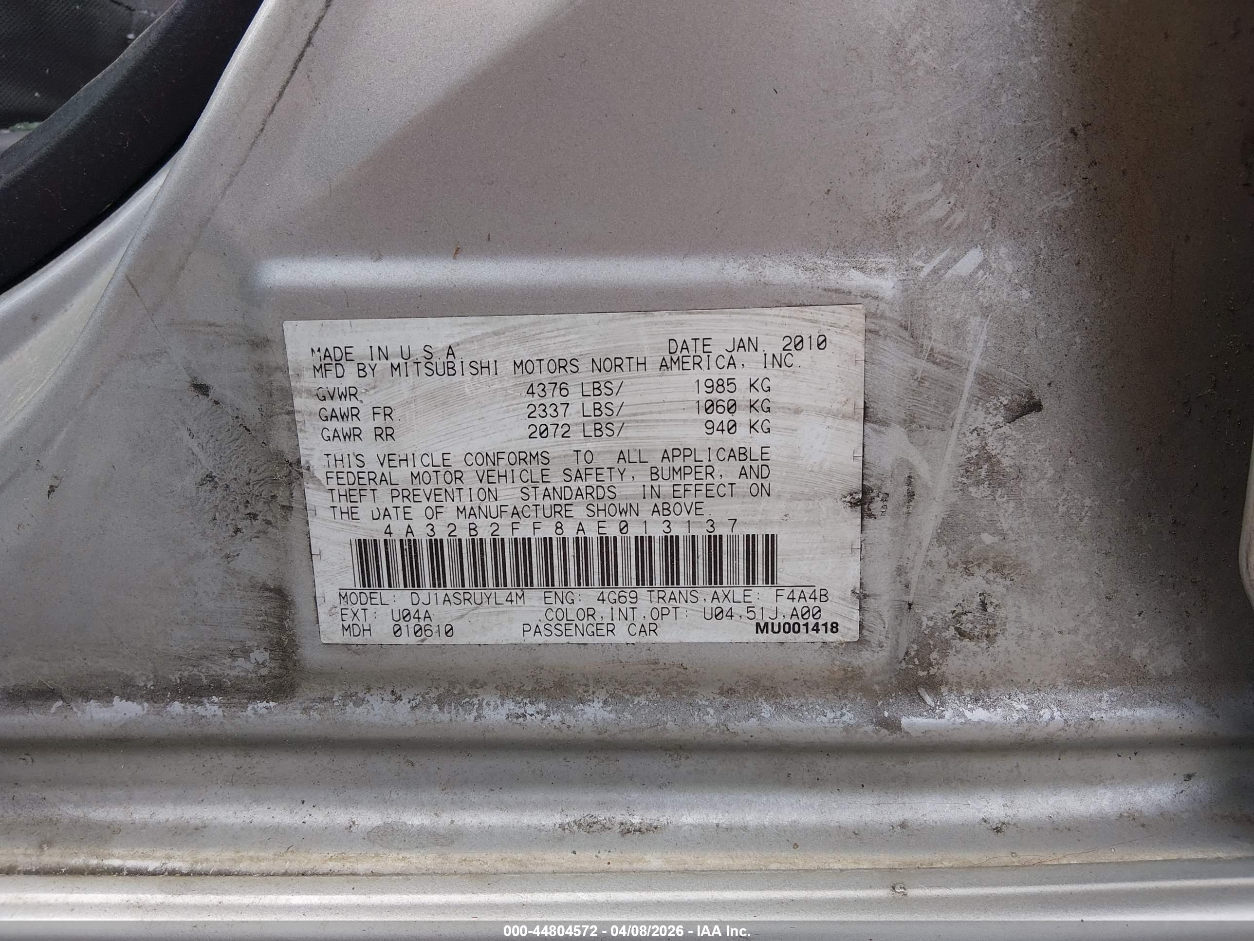 MITSUBISHI GALANT image 9