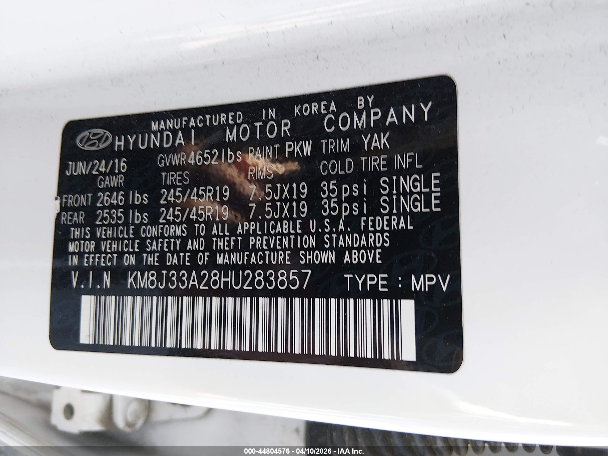HYUNDAI TUCSON image 9