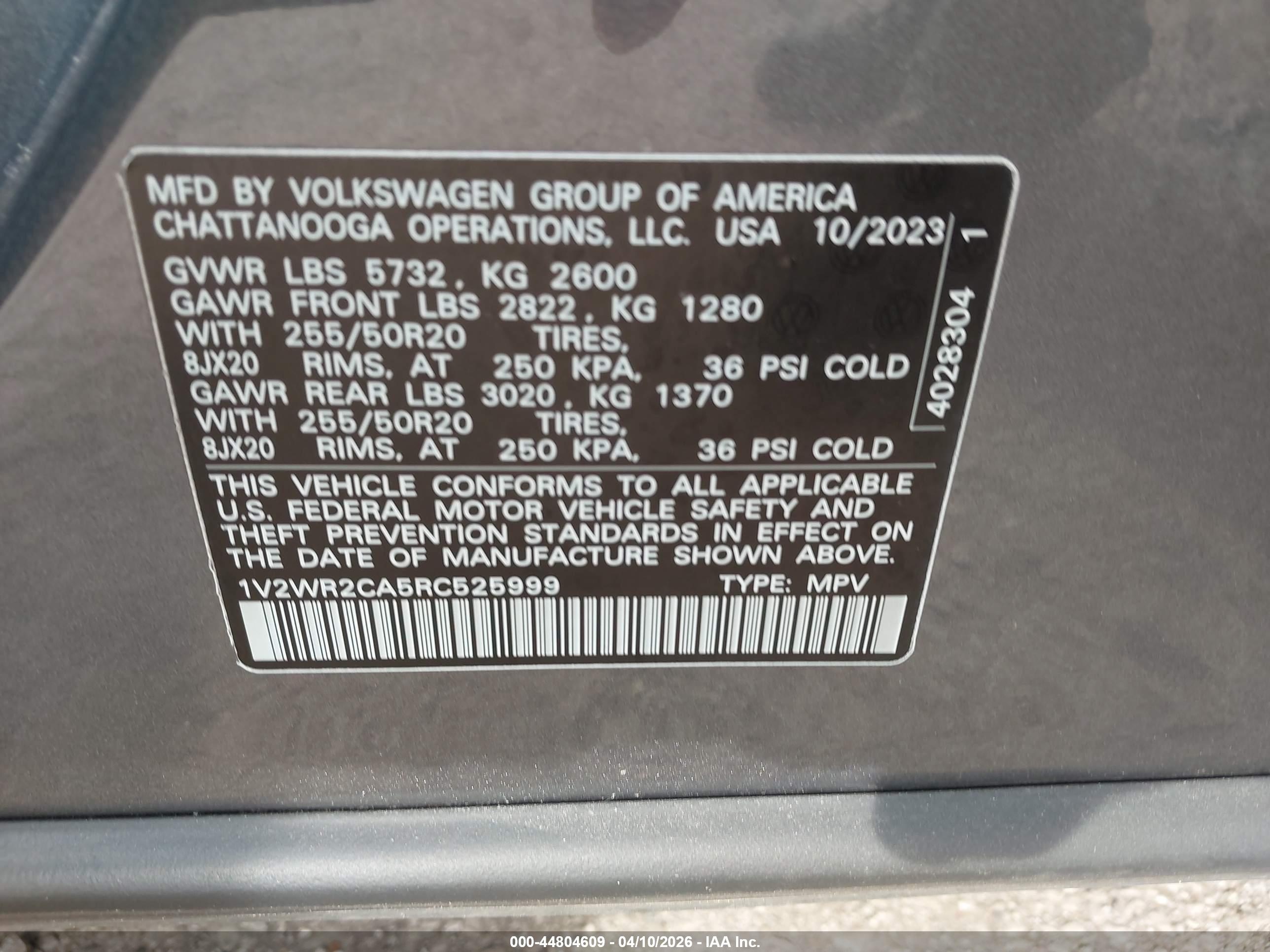 VOLKSWAGEN ATLAS image 9