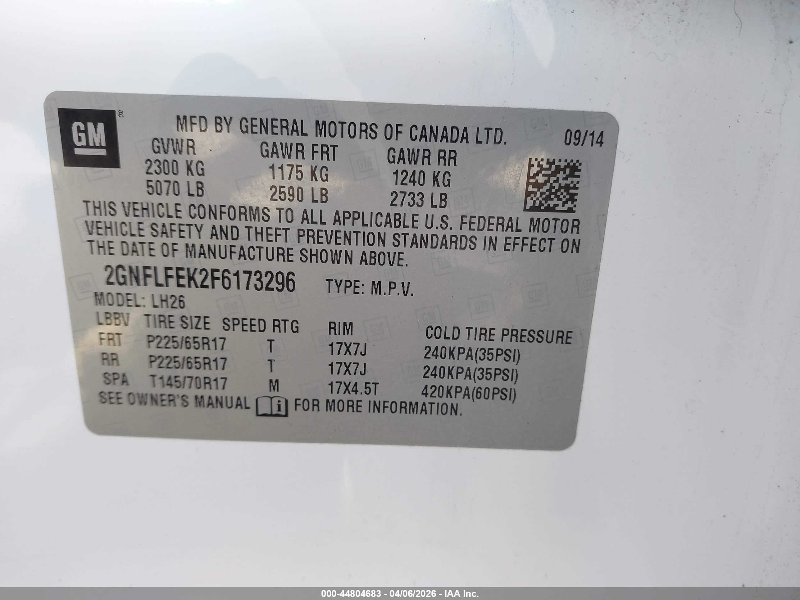 CHEVROLET EQUINOX image 9