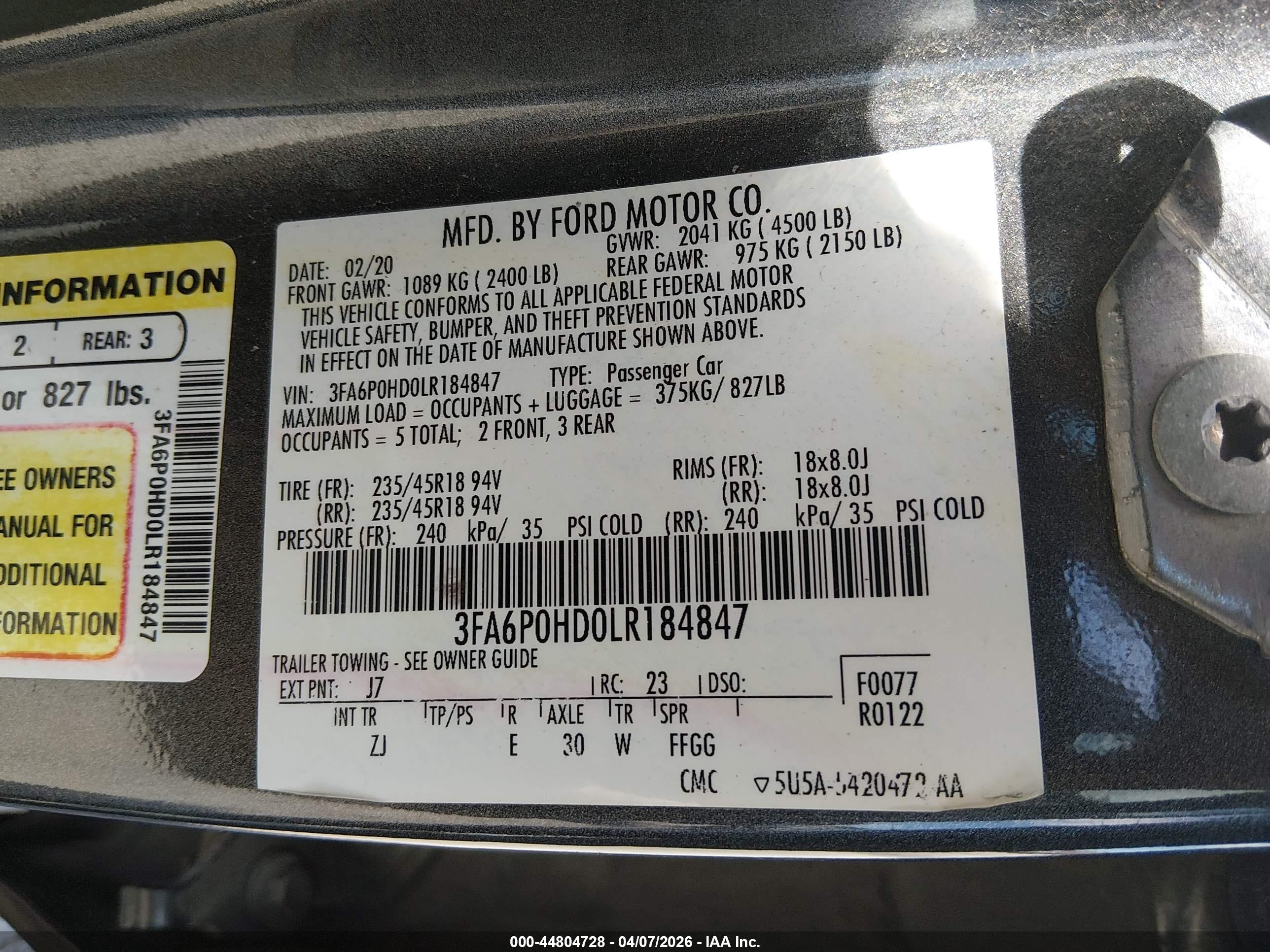 FORD FUSION image 9