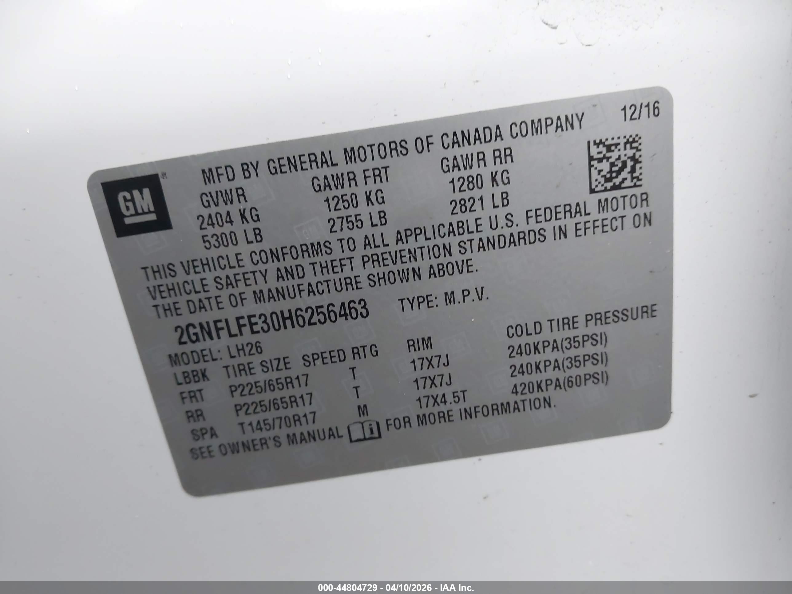 CHEVROLET EQUINOX image 9