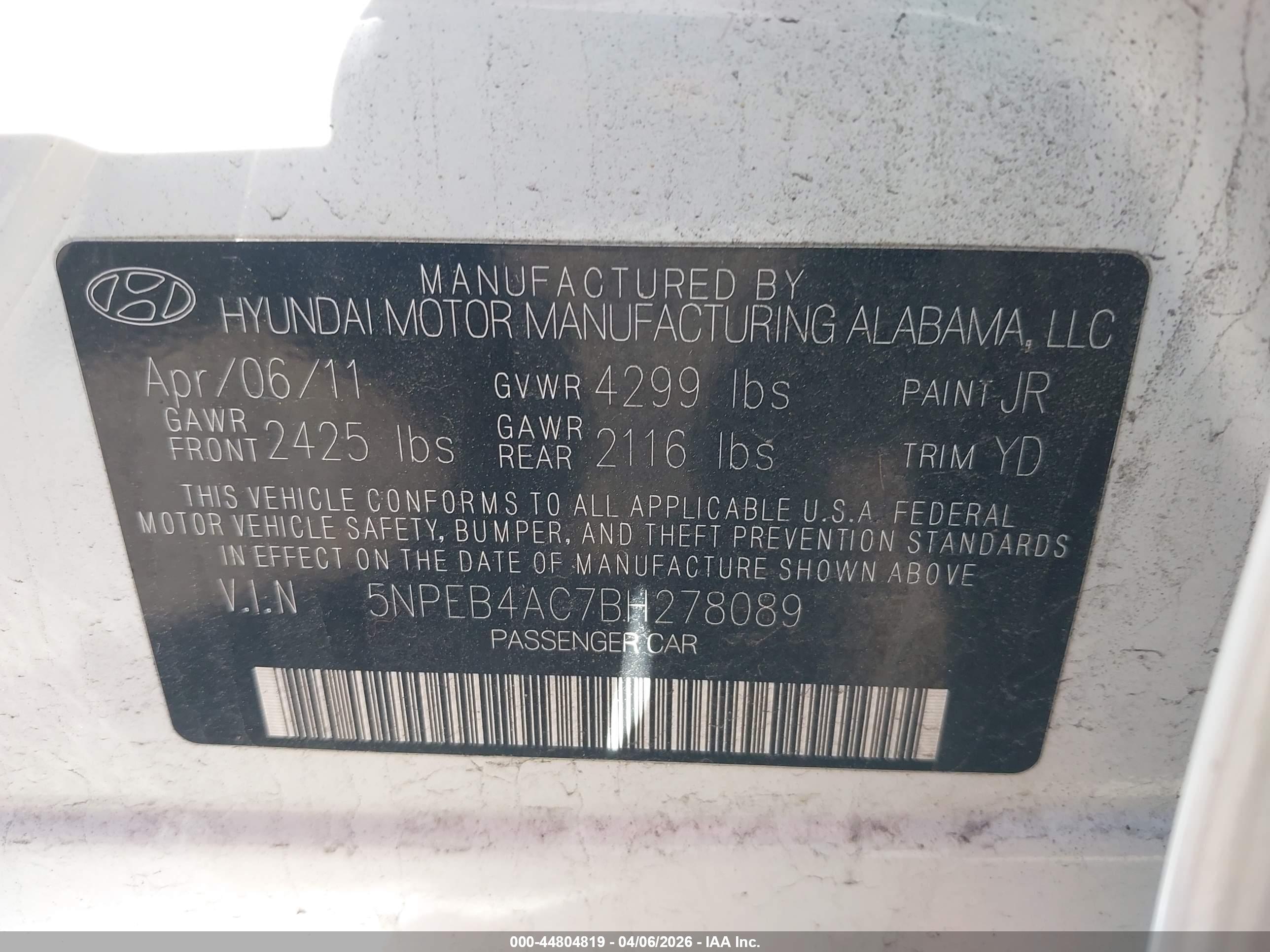 HYUNDAI SONATA image 9