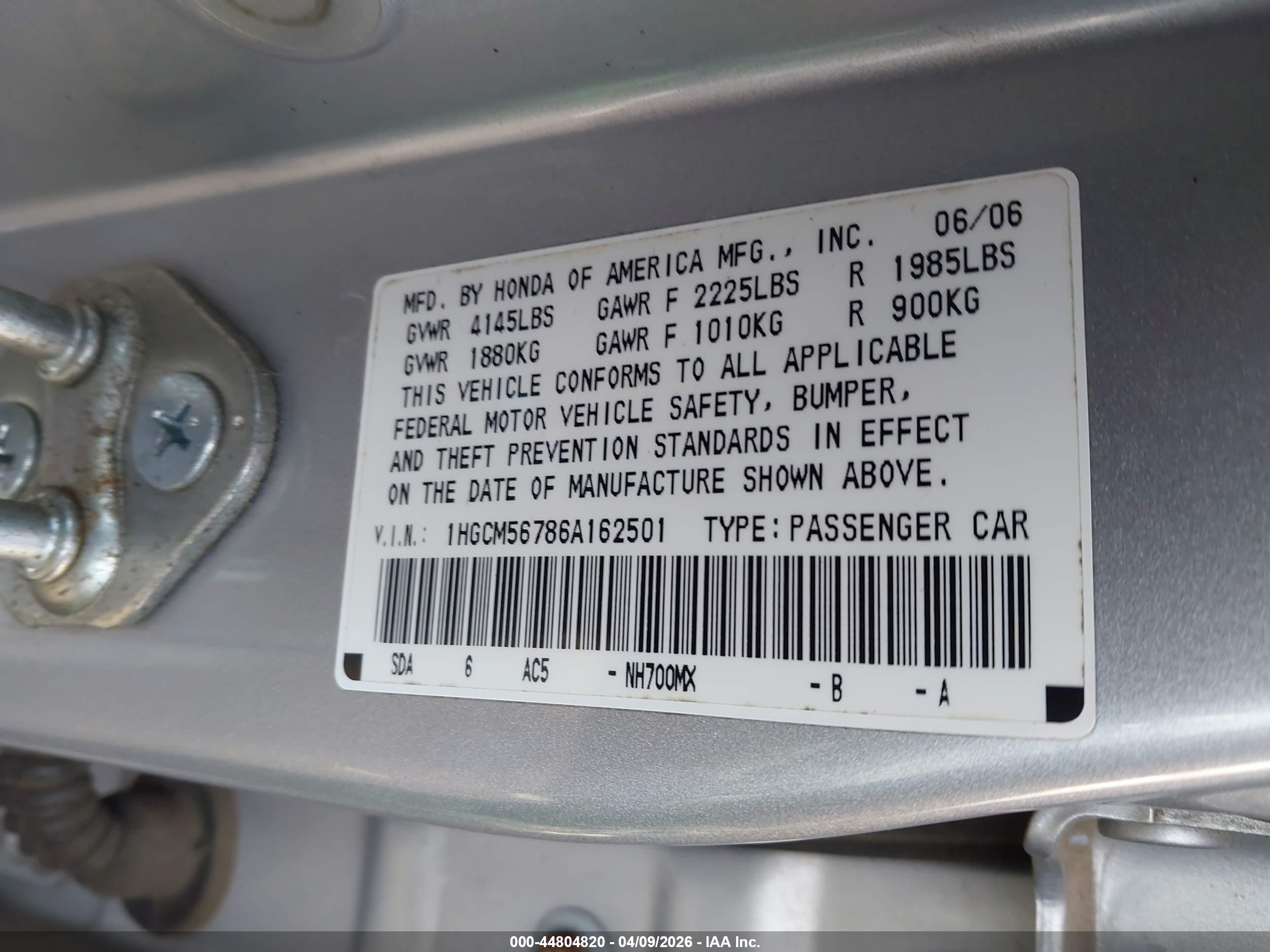 HONDA ACCORD image 9