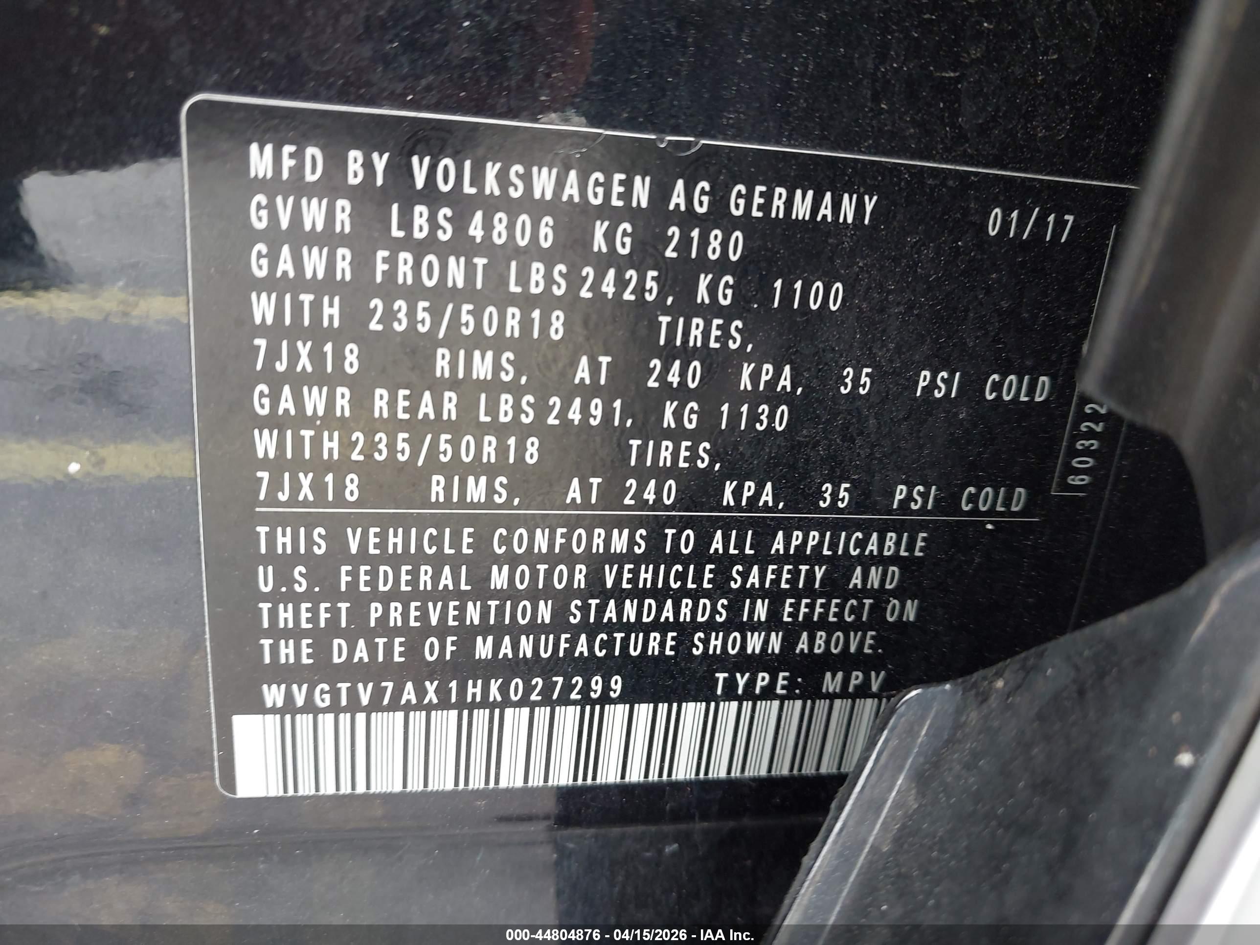 VOLKSWAGEN TIGUAN image 9