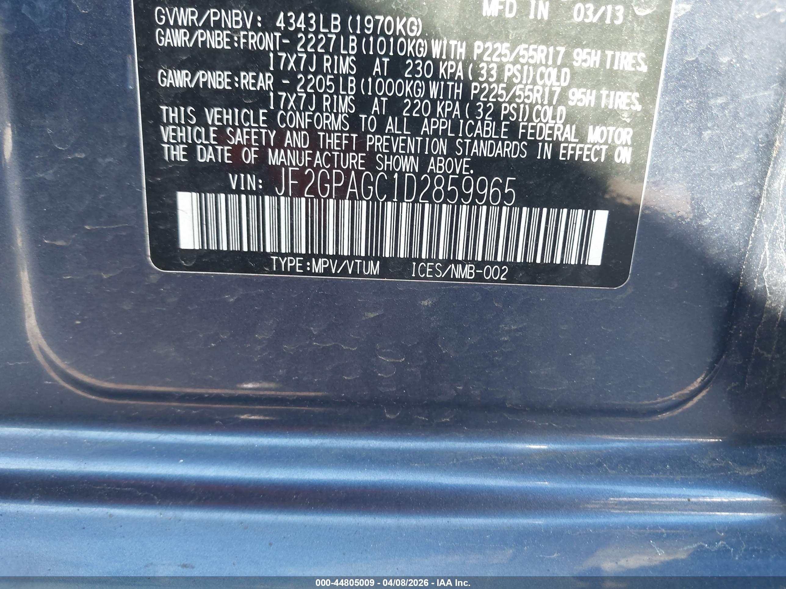 SUBARU XV image 9