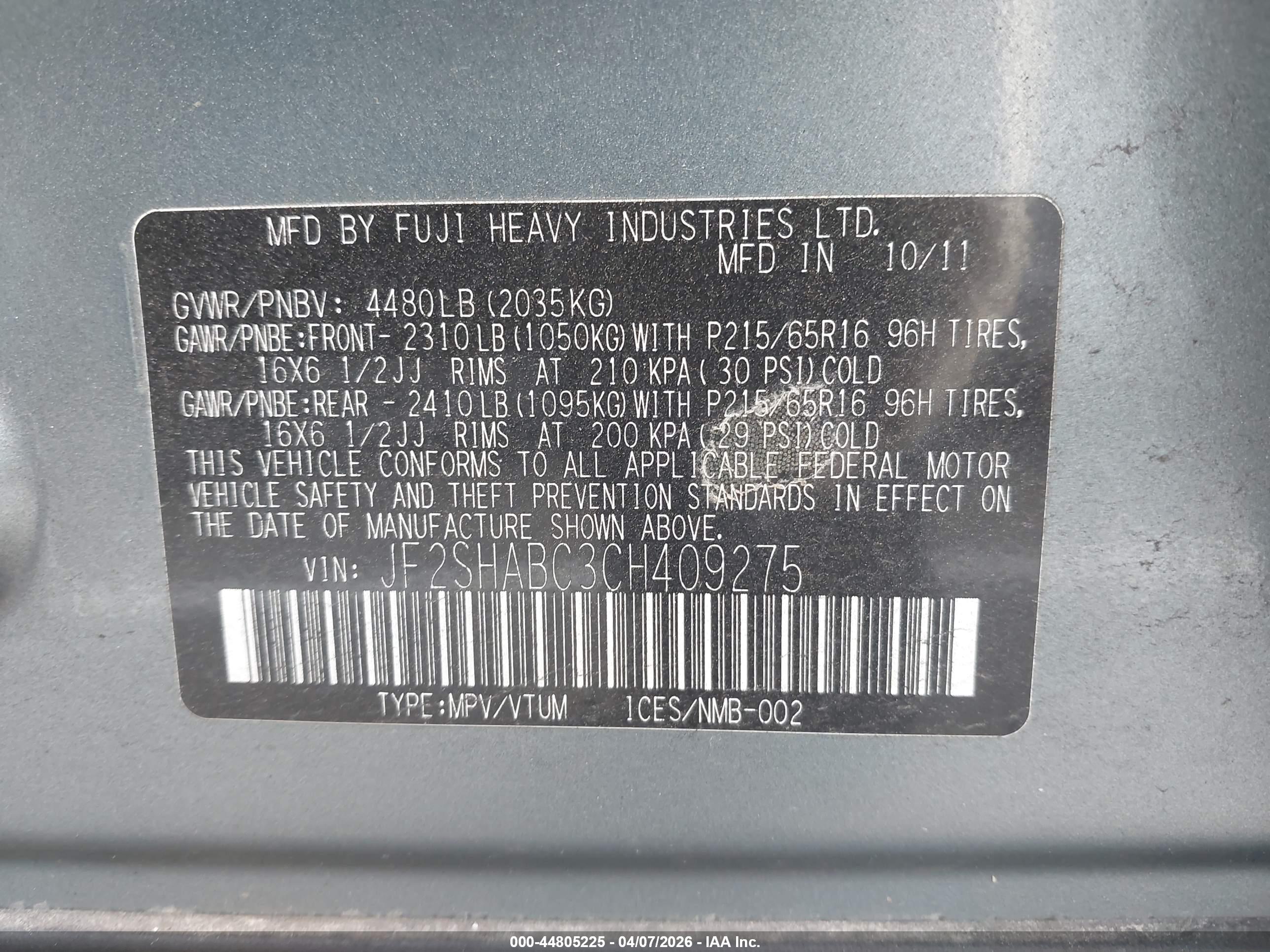 SUBARU FORESTER image 9