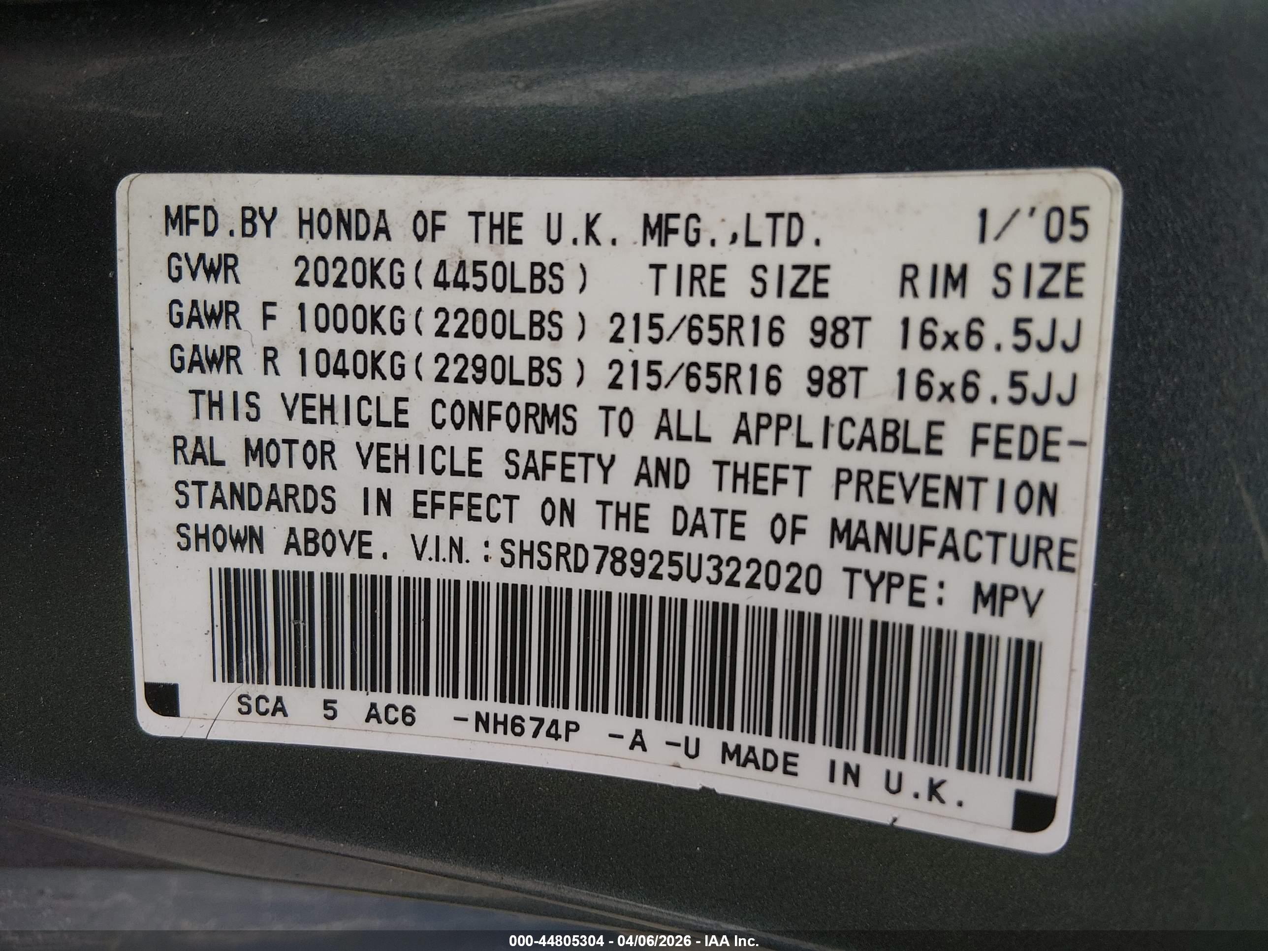 HONDA CR-V image 9