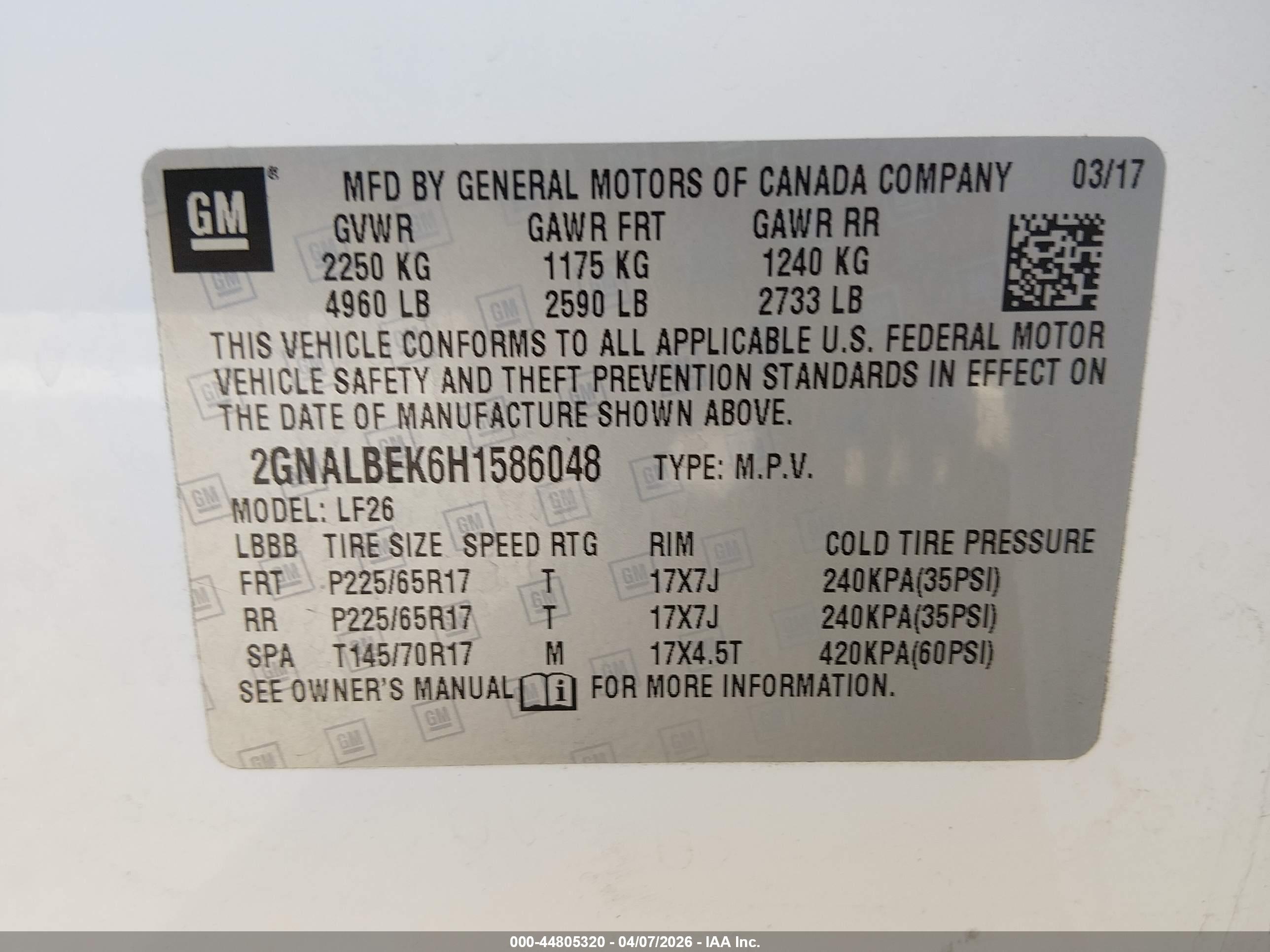 CHEVROLET EQUINOX image 9