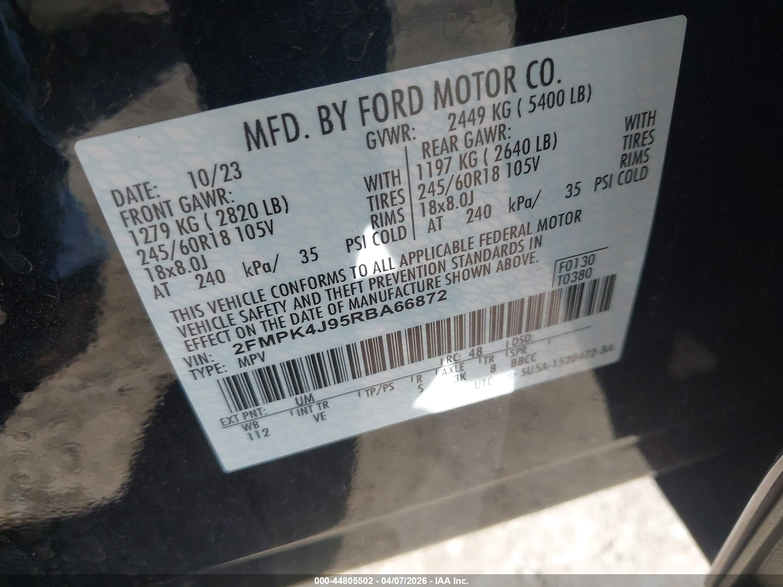 FORD EDGE image 9
