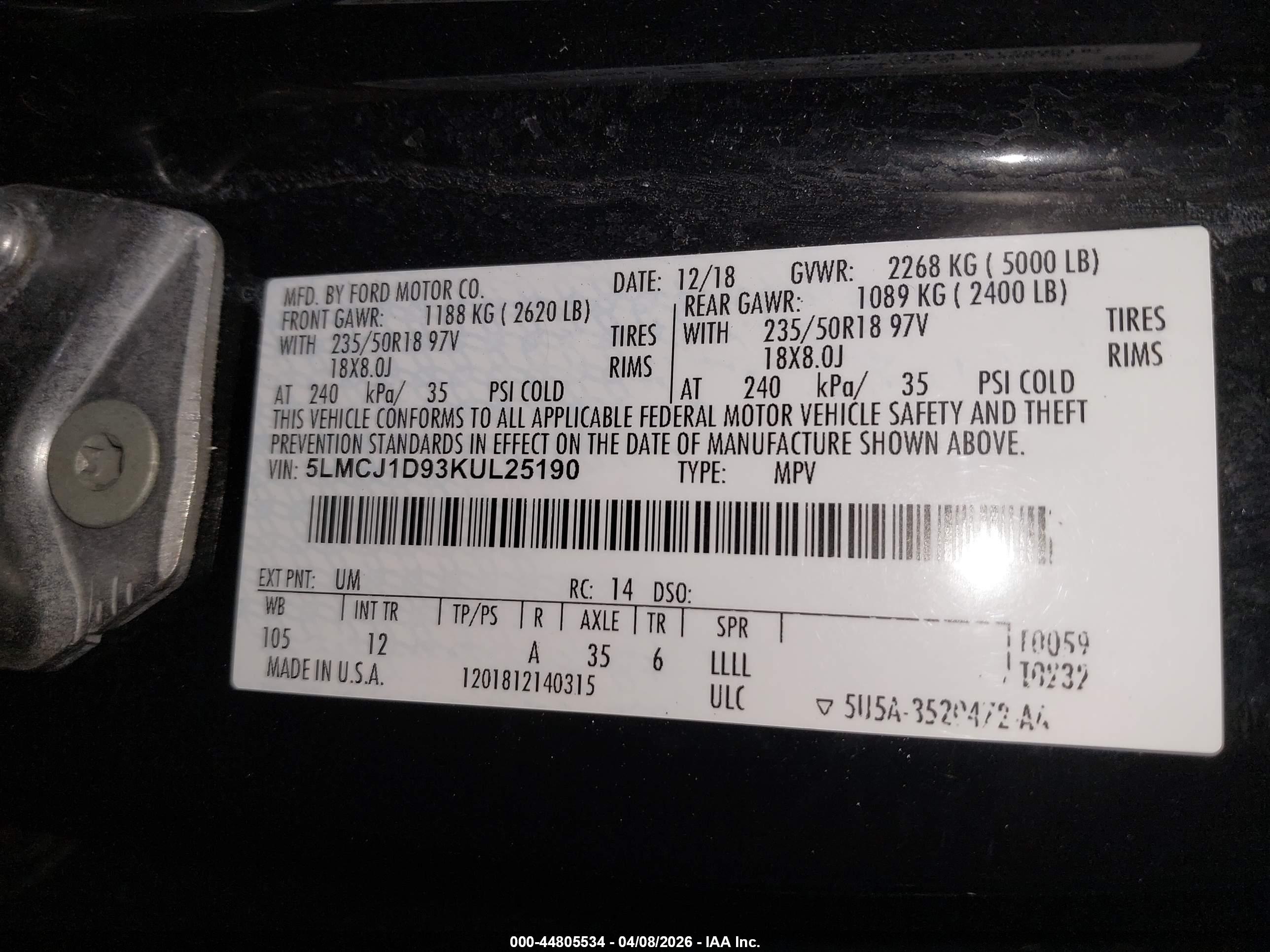 LINCOLN MKC image 9