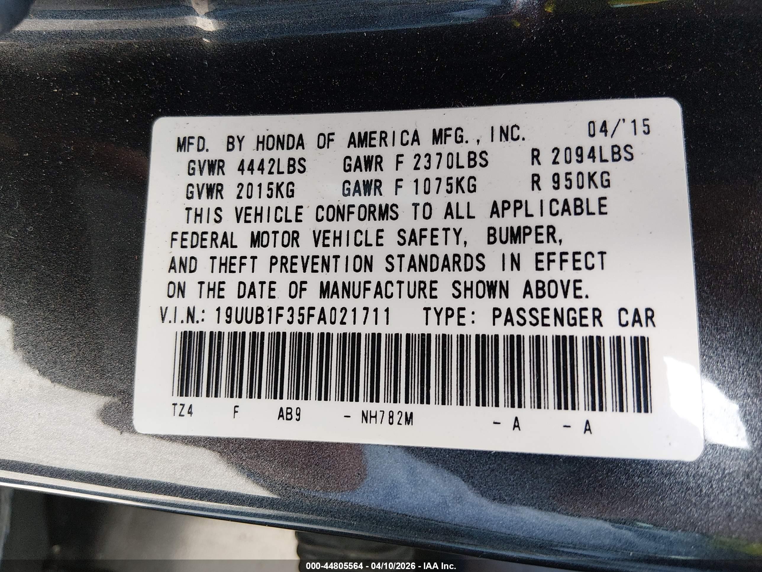ACURA TLX image 9