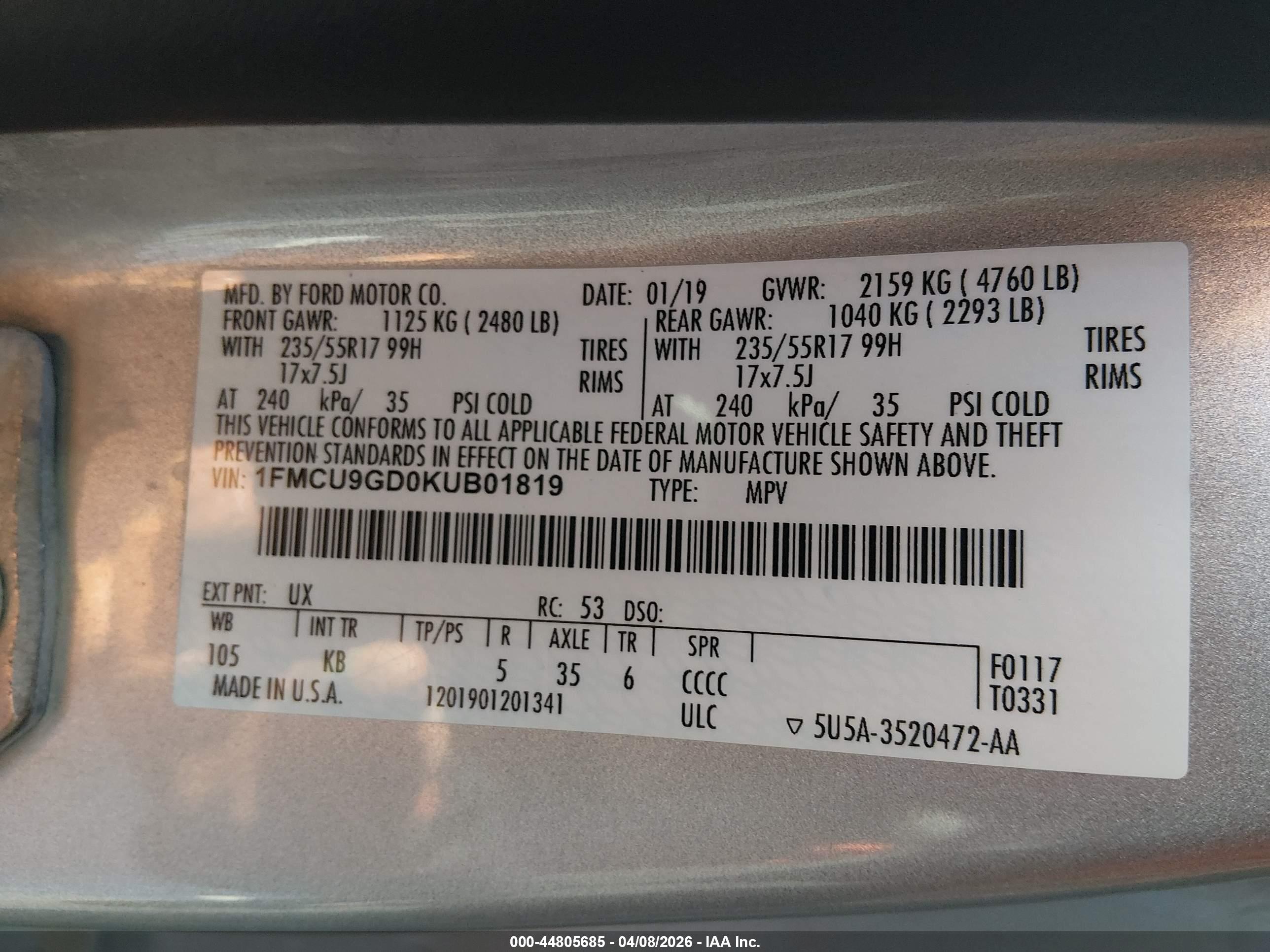 FORD ESCAPE image 9