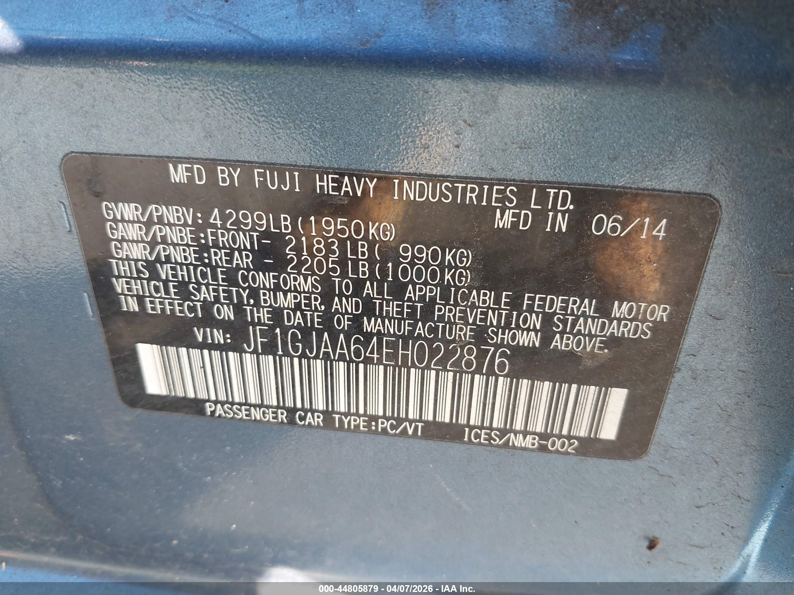 SUBARU IMPREZA image 9