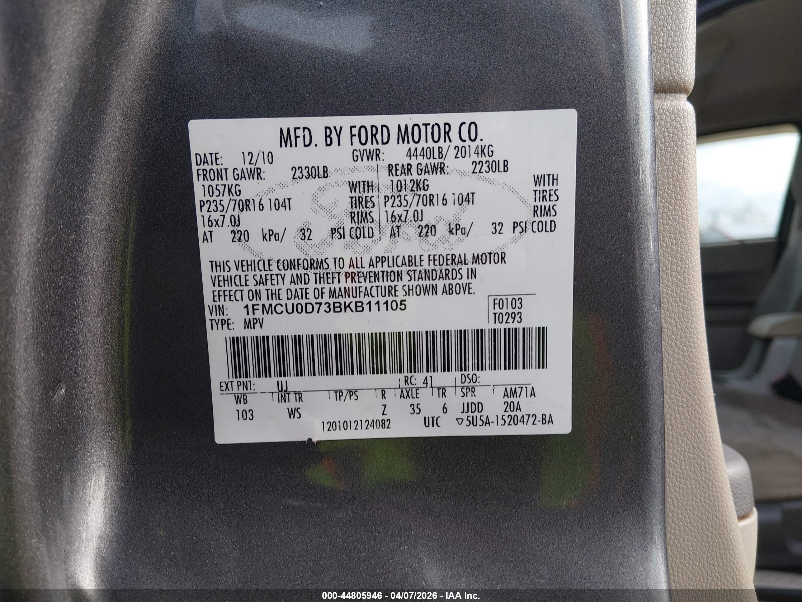FORD ESCAPE image 9
