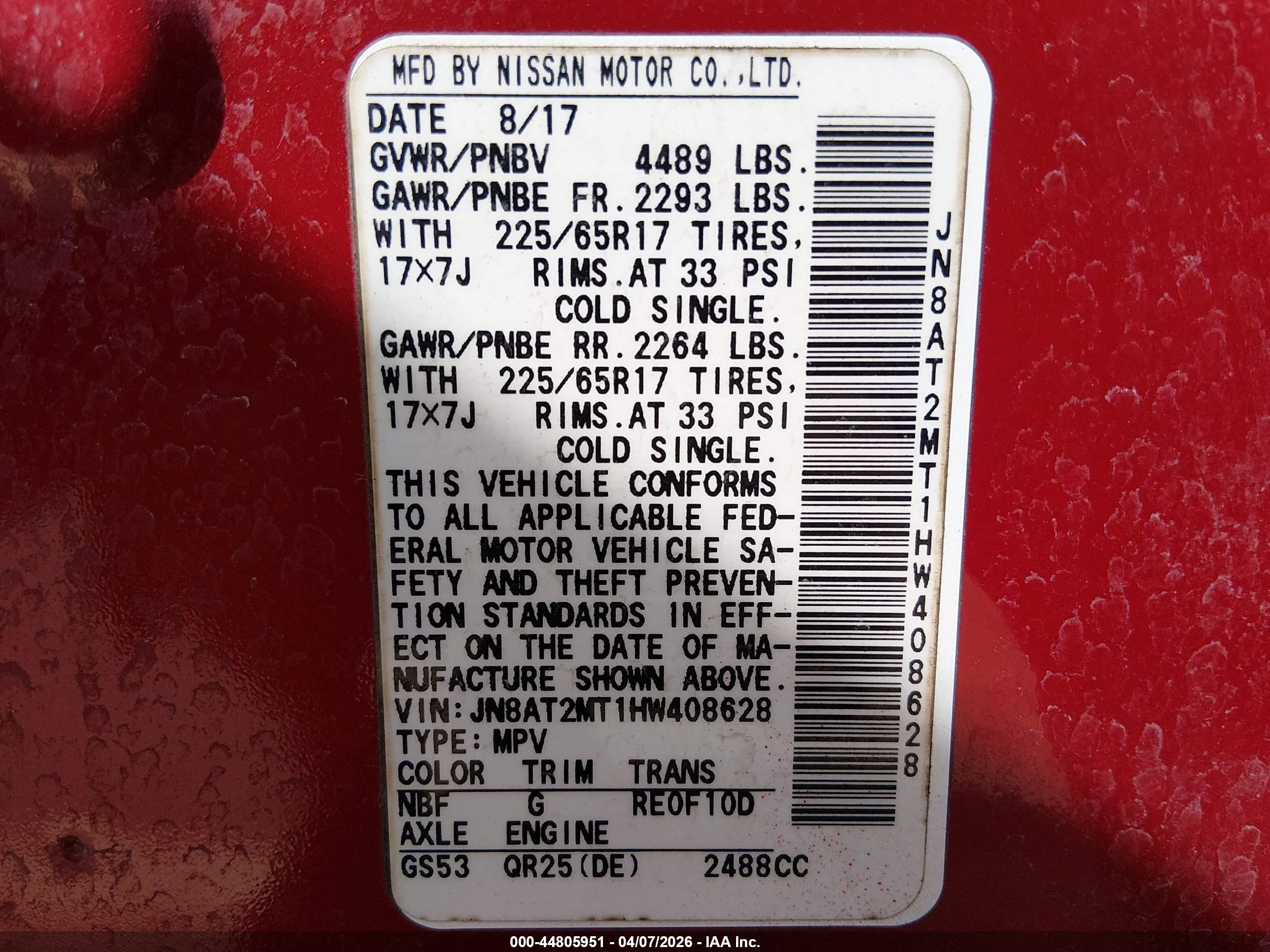 NISSAN ROGUE image 9