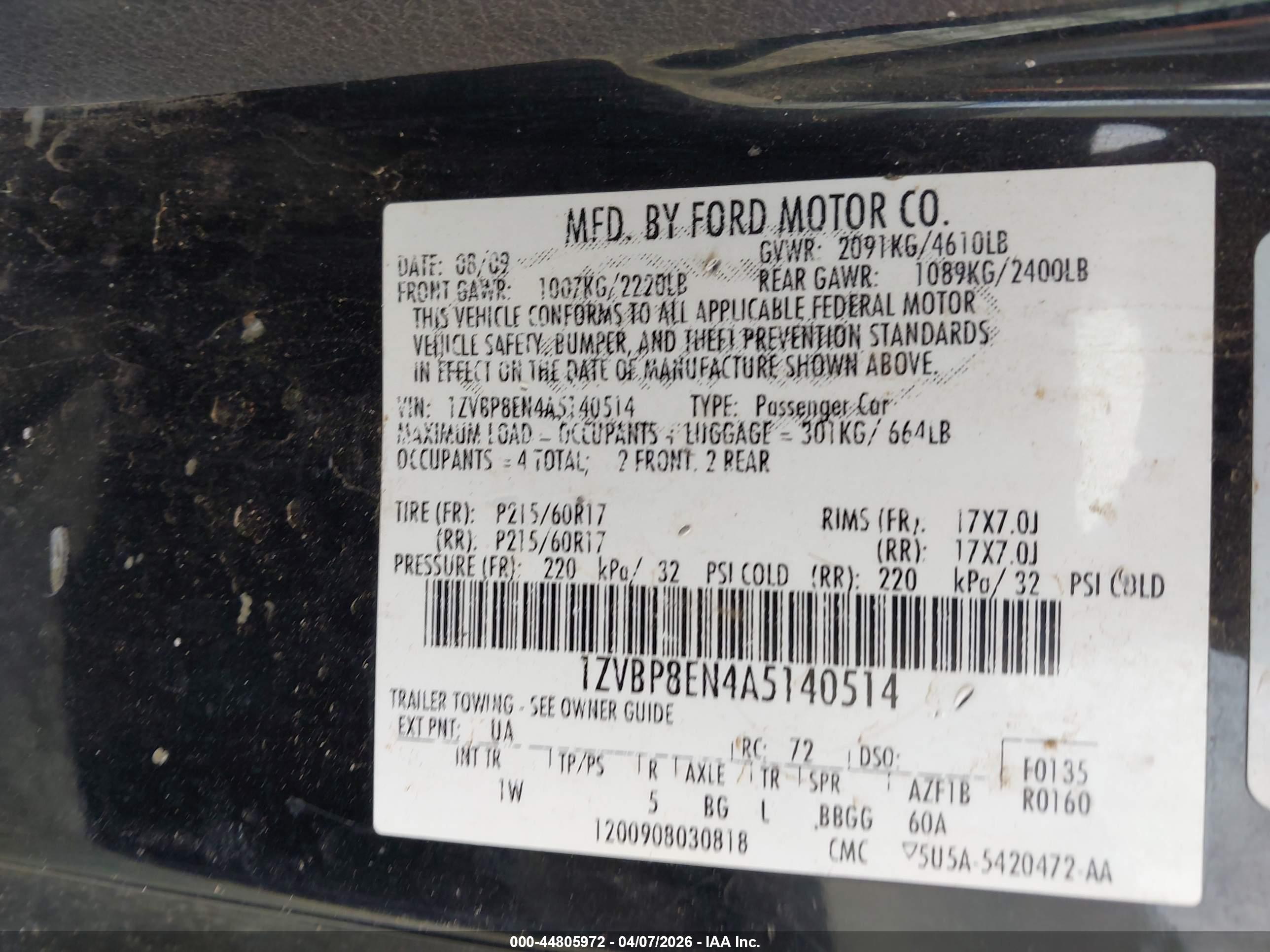 FORD MUSTANG image 9