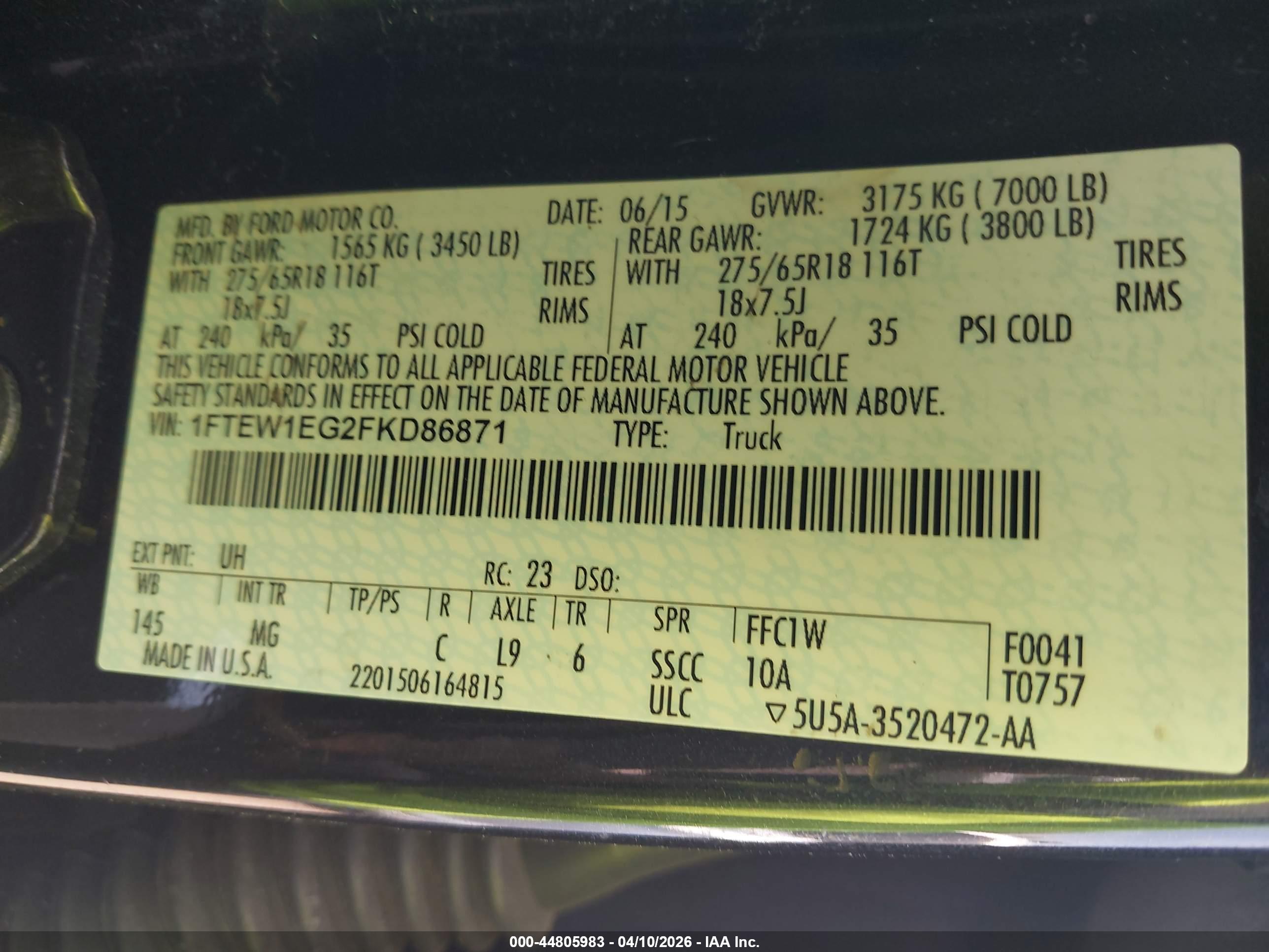 FORD F-150 image 9