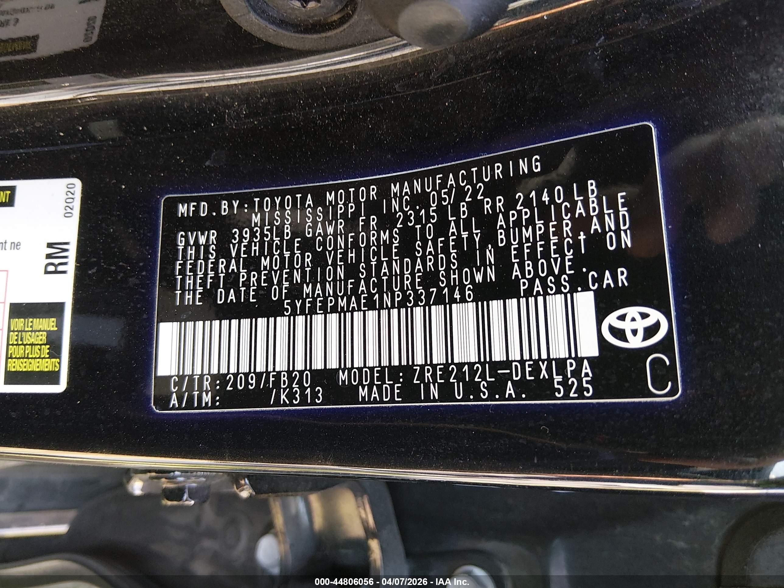 TOYOTA COROLLA image 9