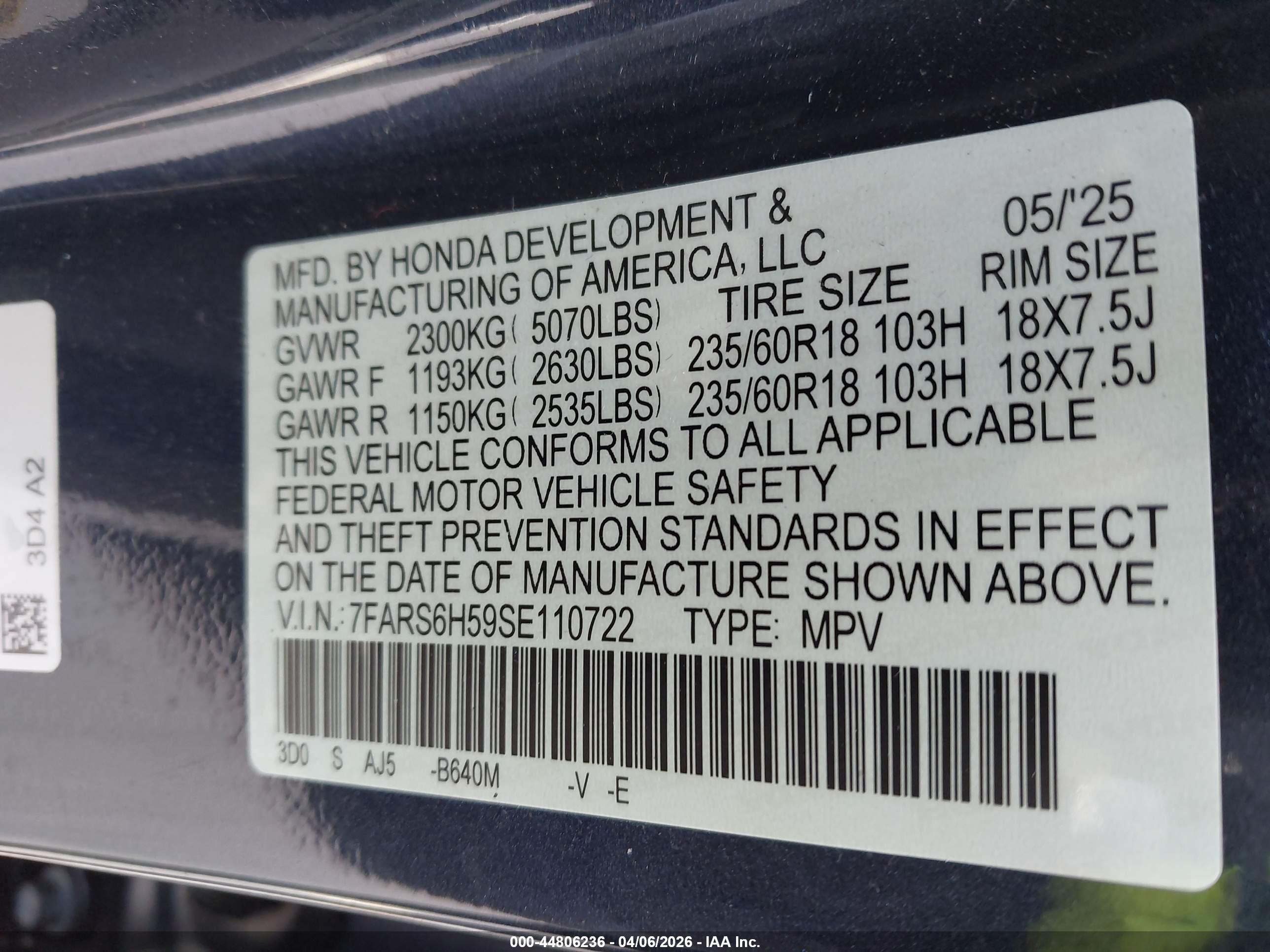 HONDA CR-V image 9