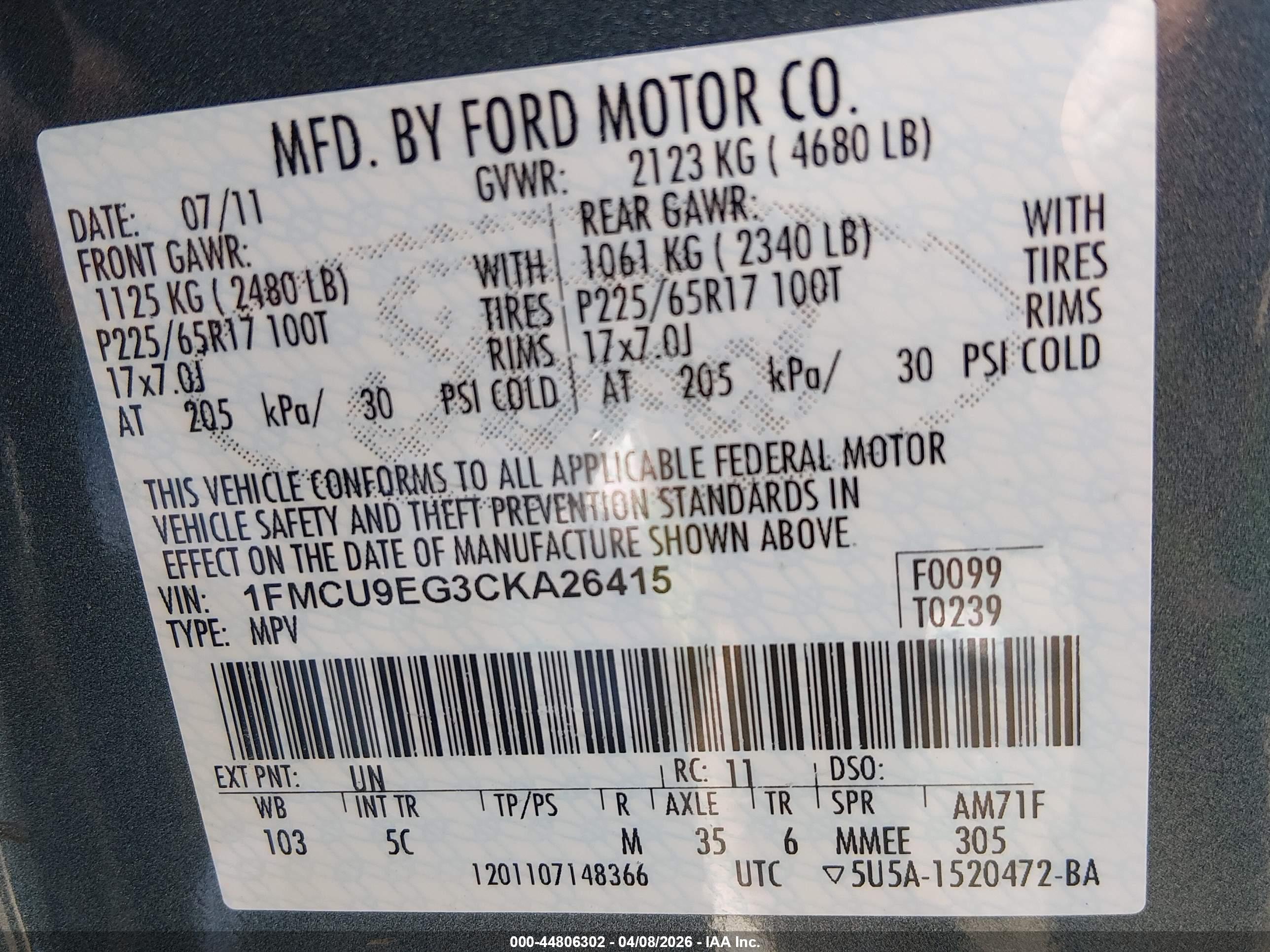 FORD ESCAPE image 9