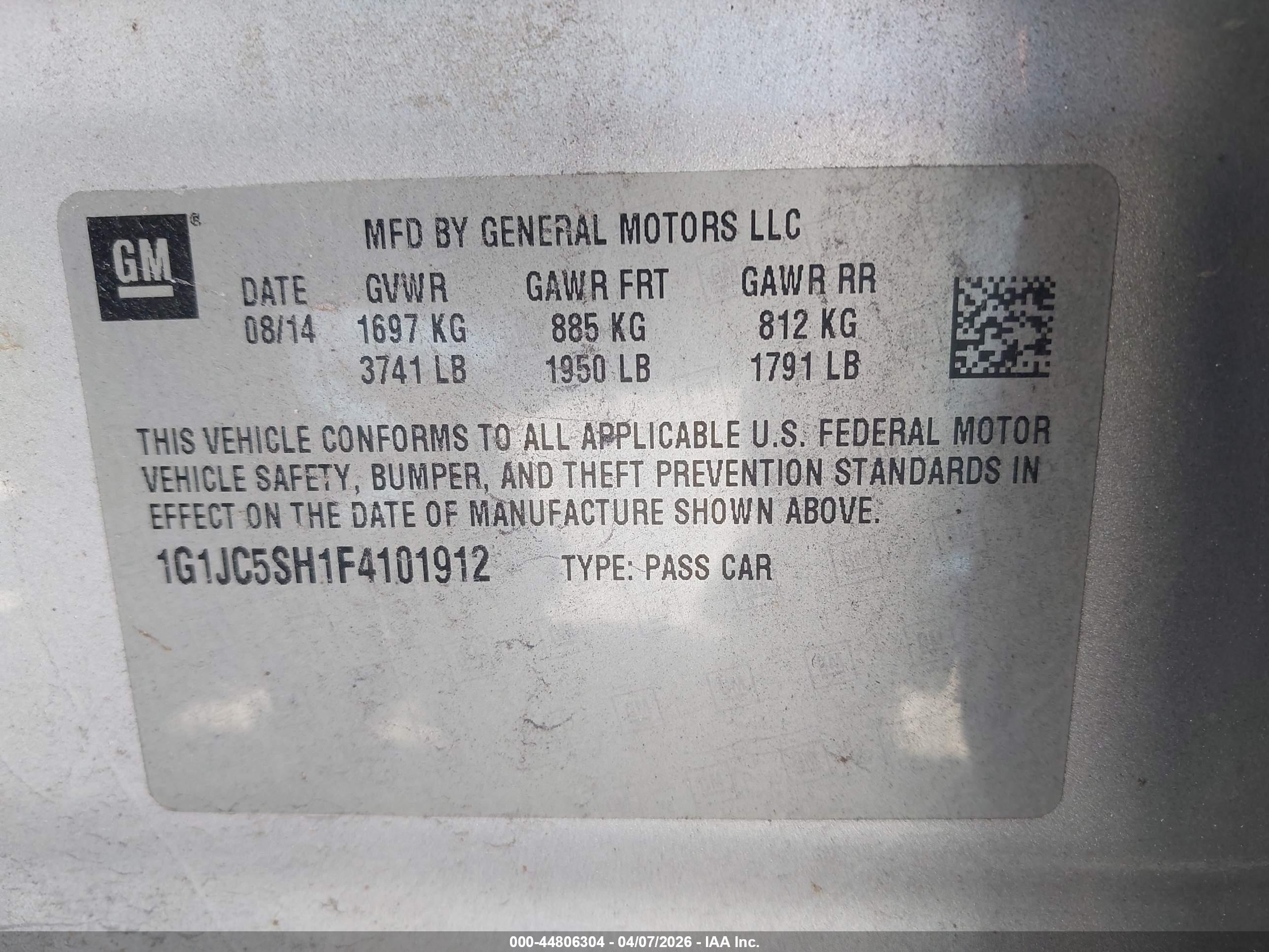 CHEVROLET SONIC image 9