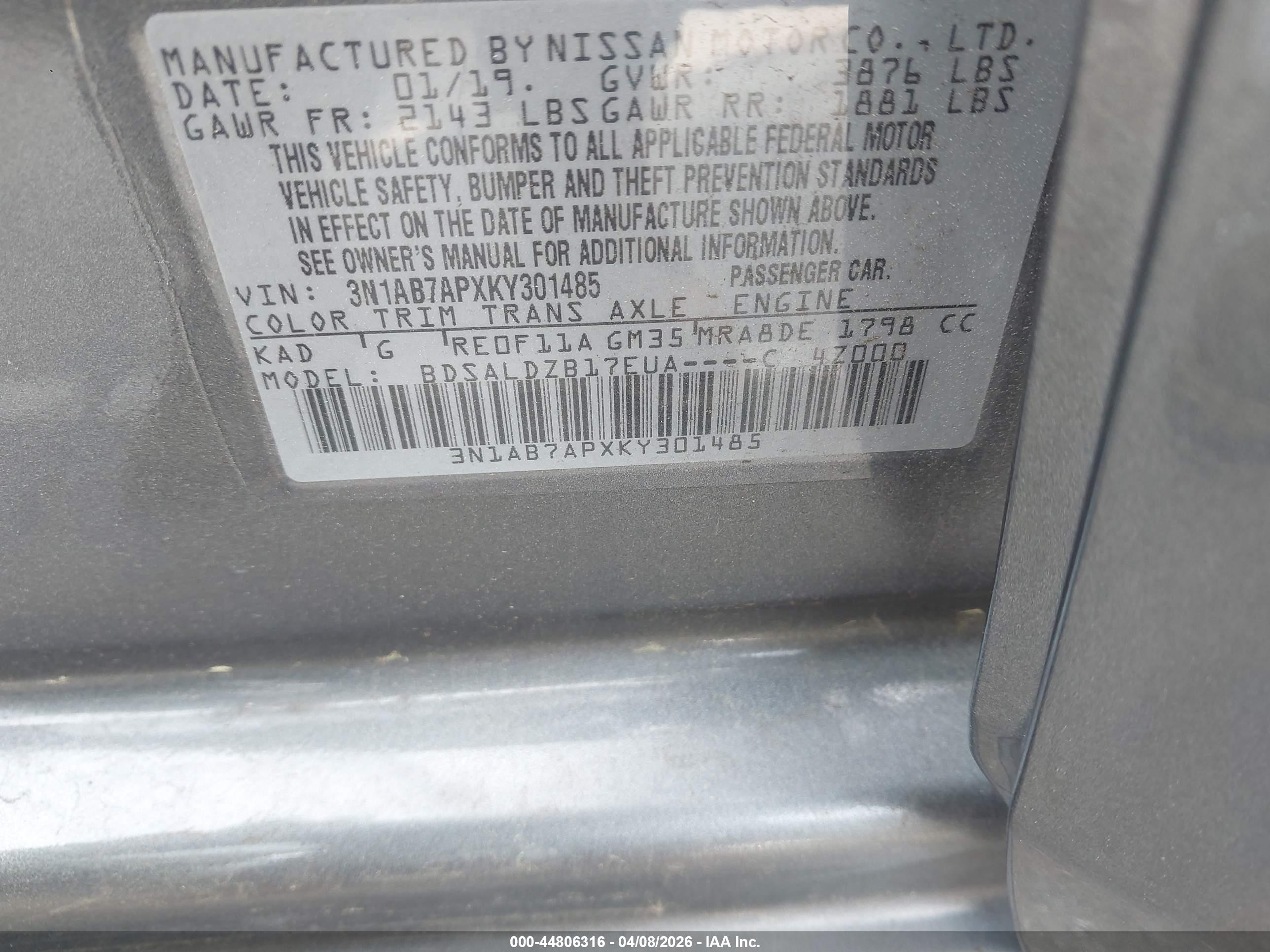NISSAN SENTRA image 9