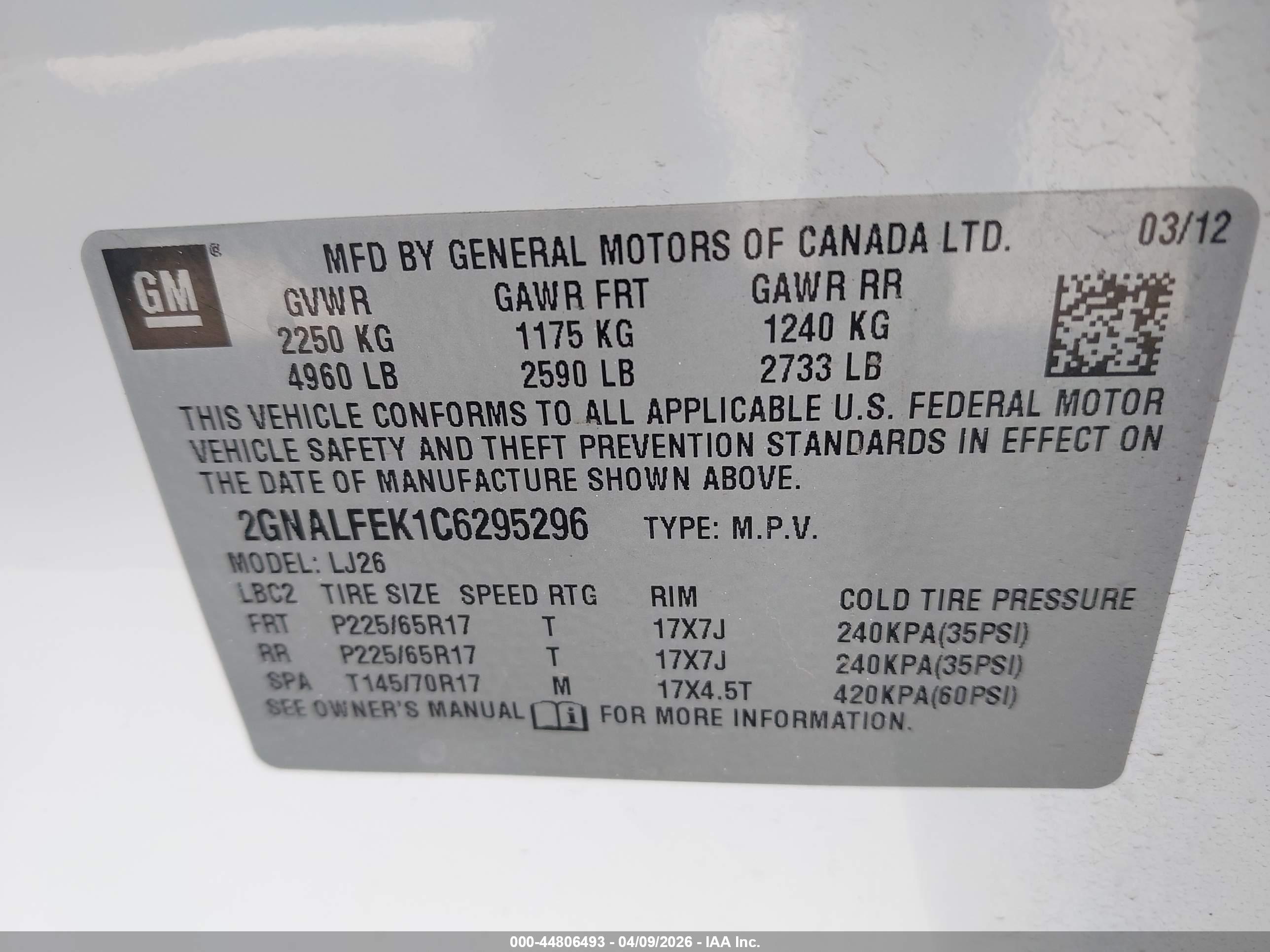 CHEVROLET EQUINOX image 9
