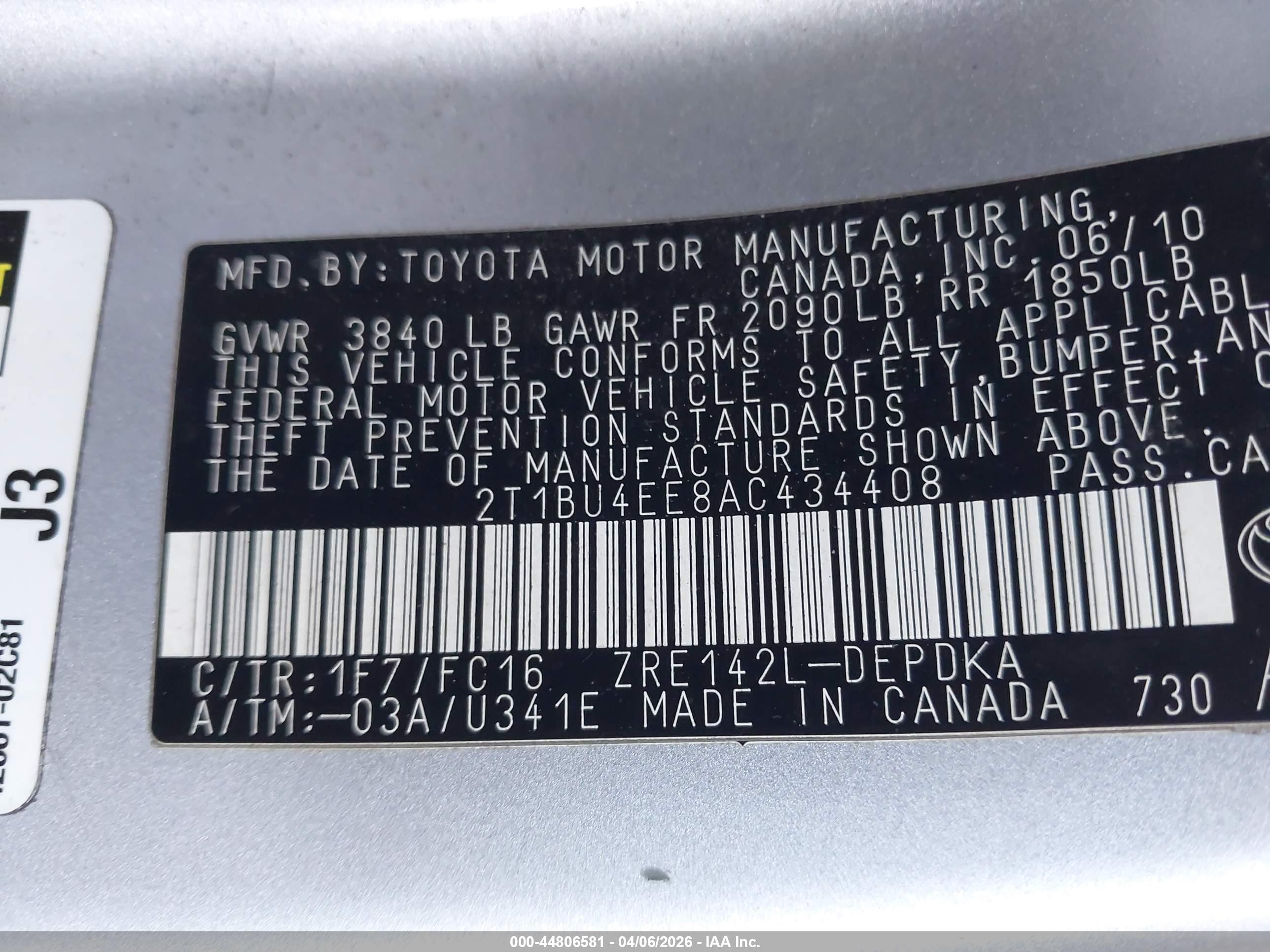 TOYOTA COROLLA image 9
