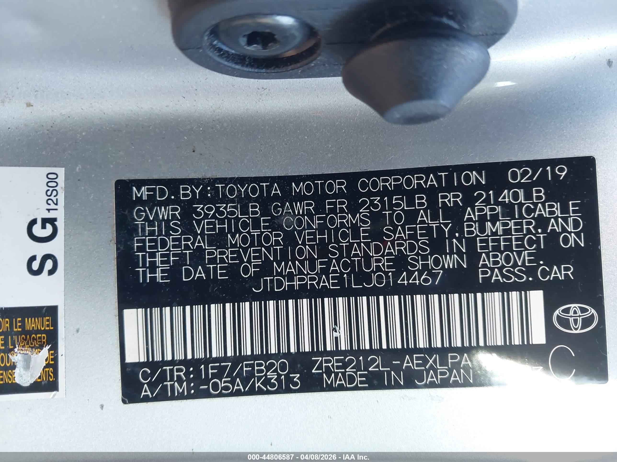 TOYOTA COROLLA image 9