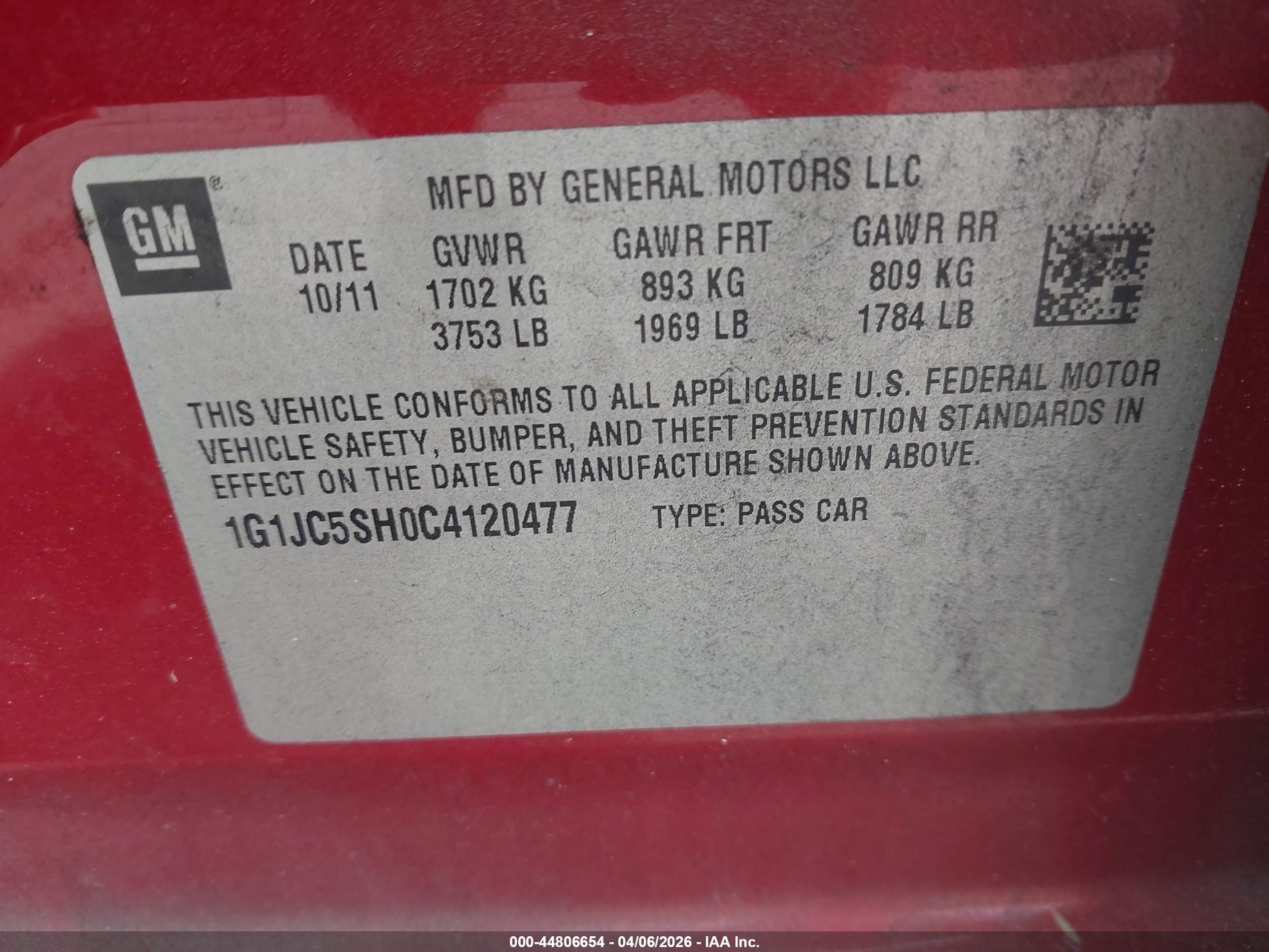 CHEVROLET SONIC image 9