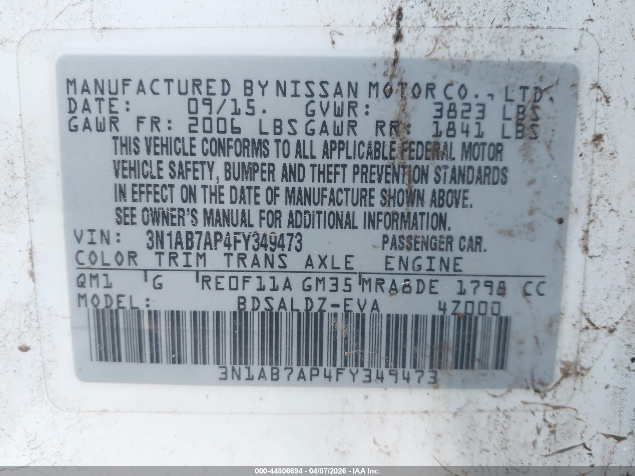 NISSAN SENTRA image 9