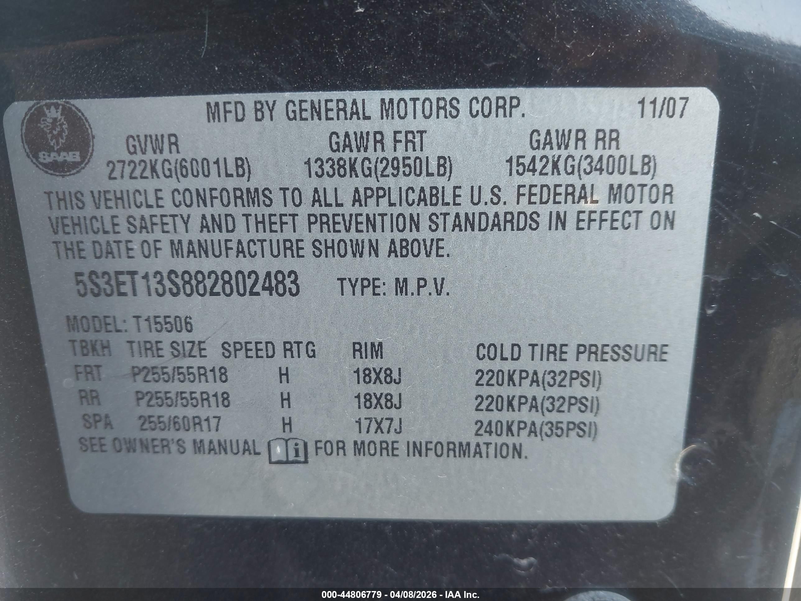 SAAB 9-7X image 9