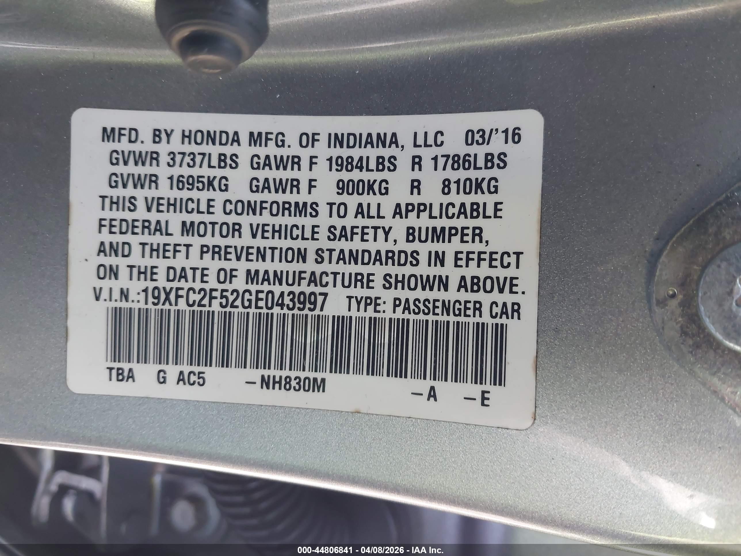 HONDA CIVIC image 9